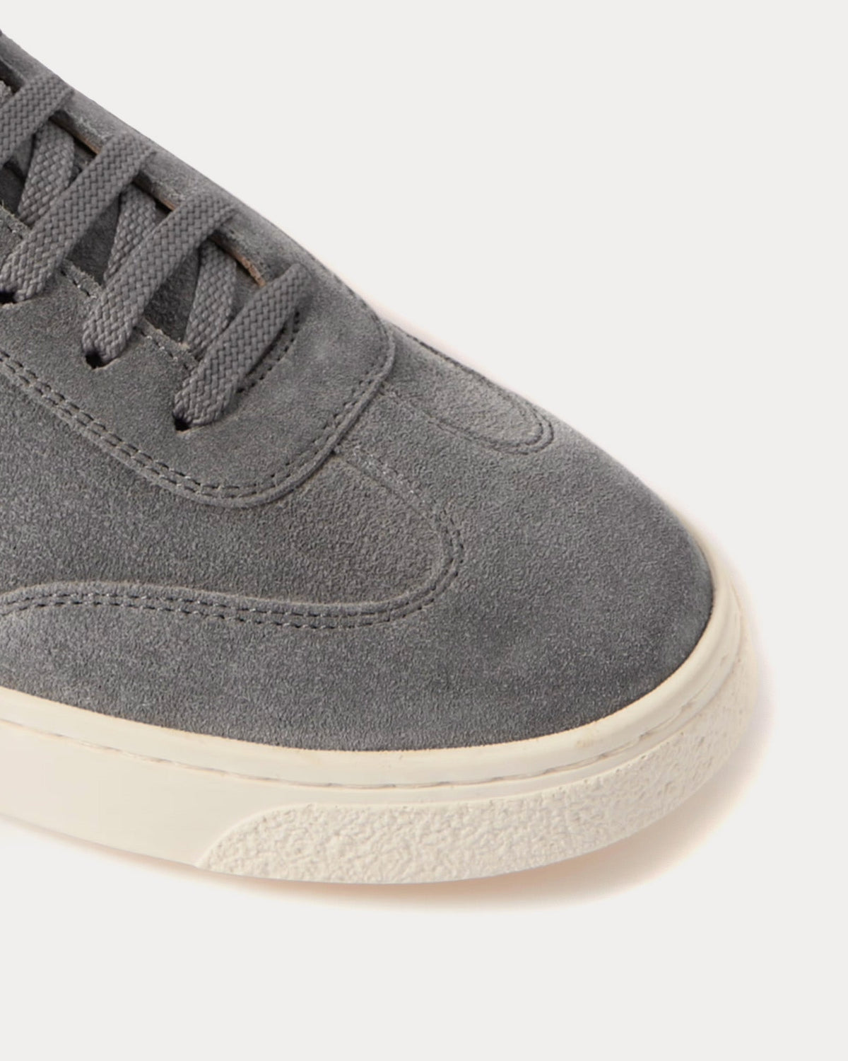 Coda di Rondine Suede Grey Low Top Sneakers
