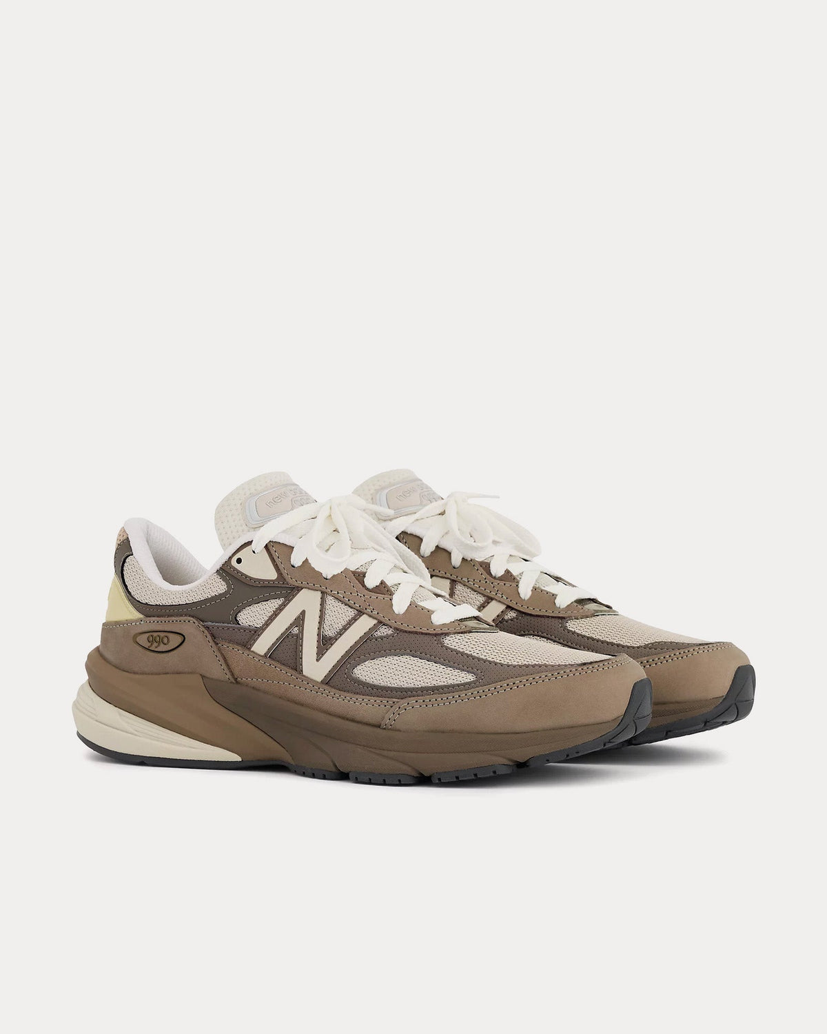 Made in USA 990v6 Driftwood / Timberwolf / Mushroom Low Top Sneakers