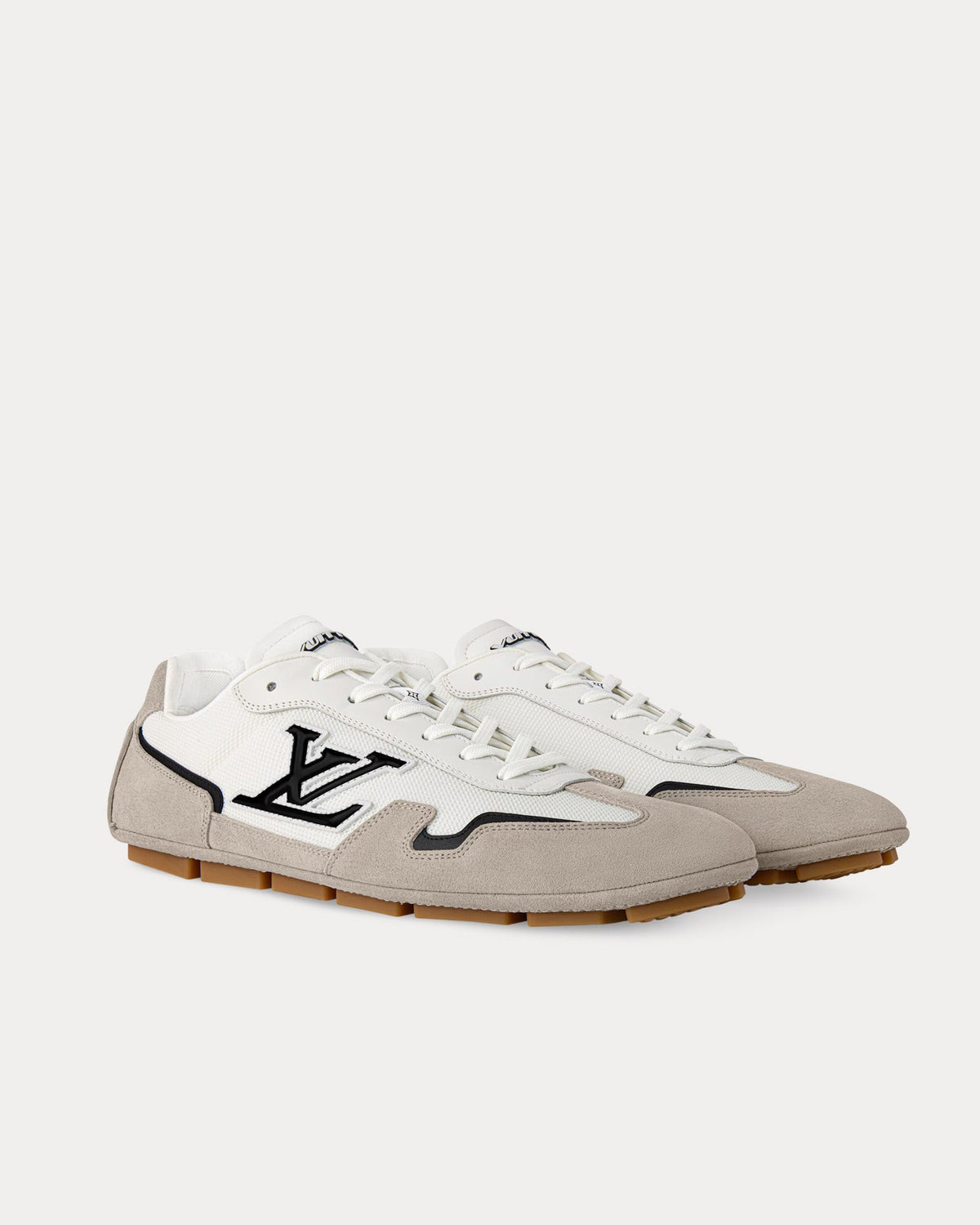LV Rally Grey / White Low Top Sneakers
