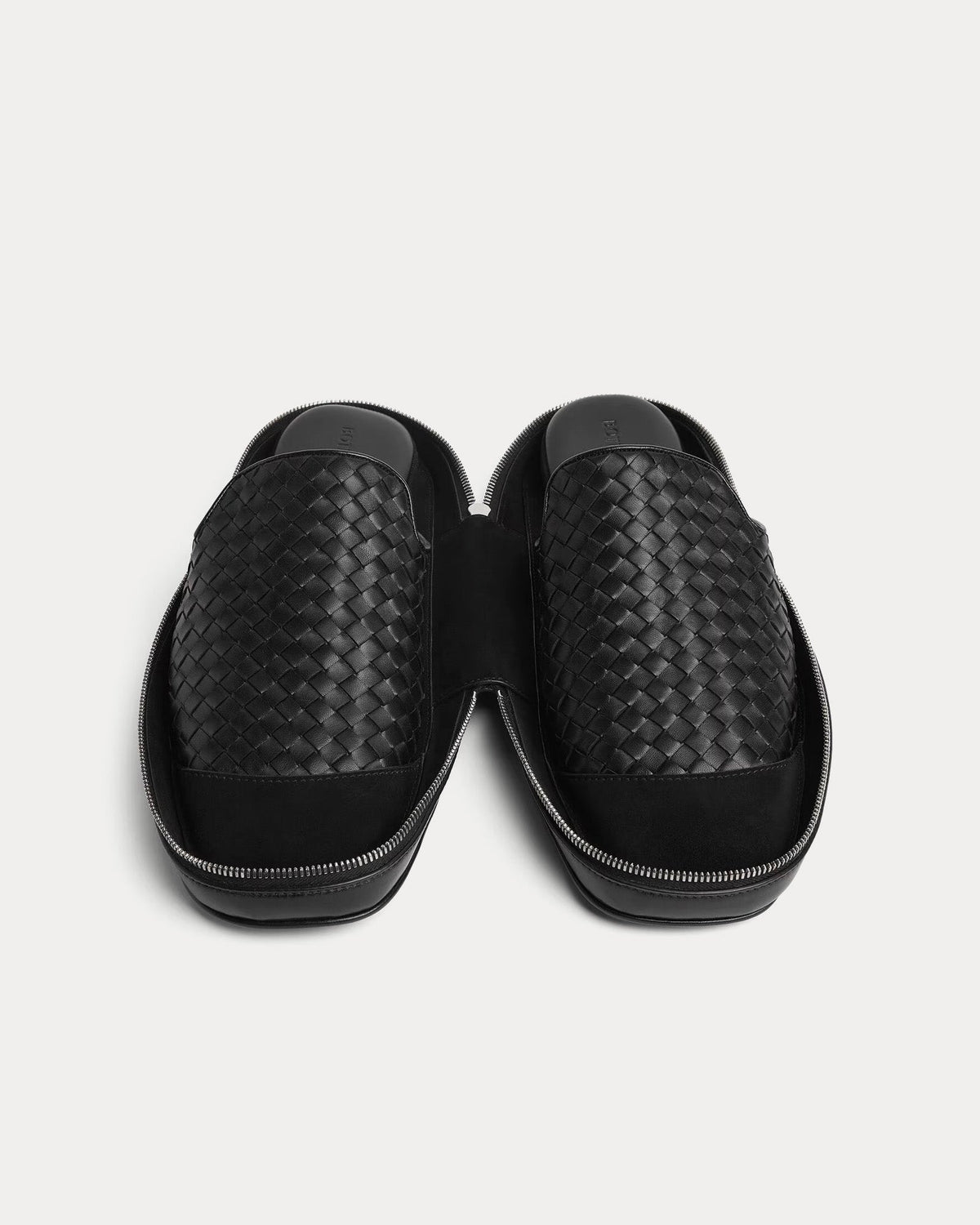 Palazzo Black Slippers