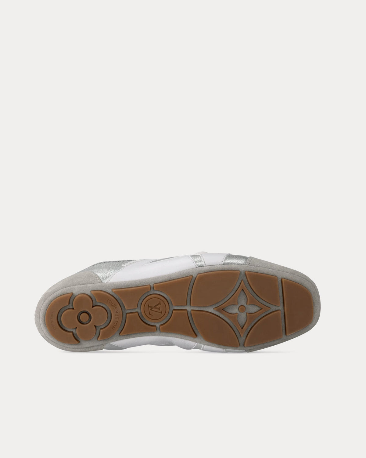 LV Sneakerina Silver Low Top Sneakers