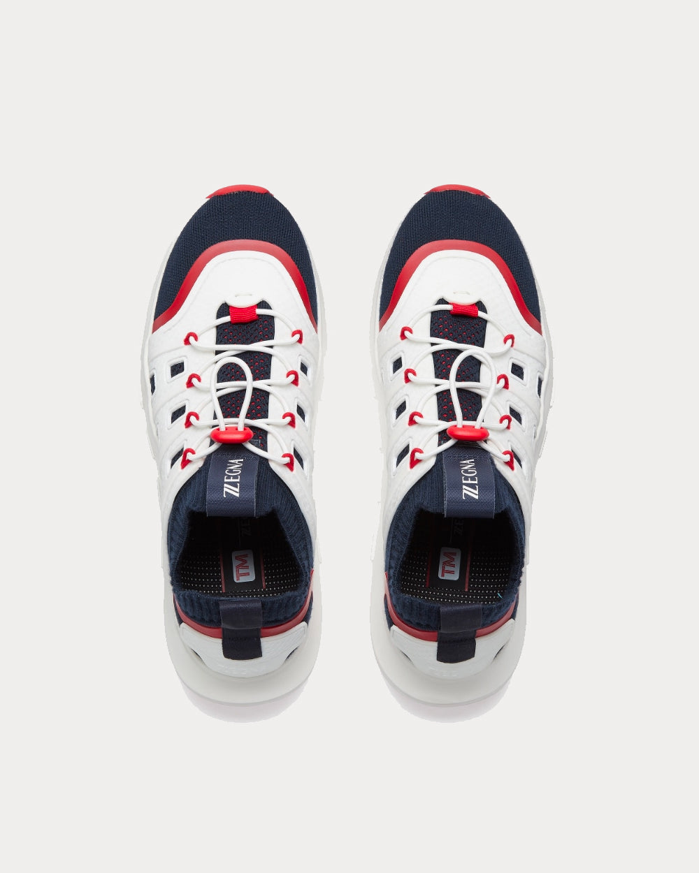 TECHMERINO™ Sock 2.0 Black/White/Red Slip On Sneakers