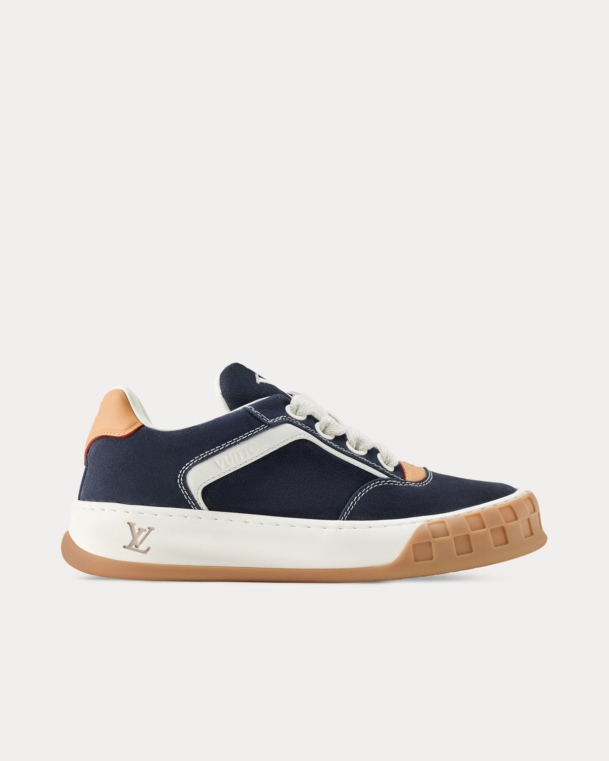 LV Tilted Marine Low Top Sneakers