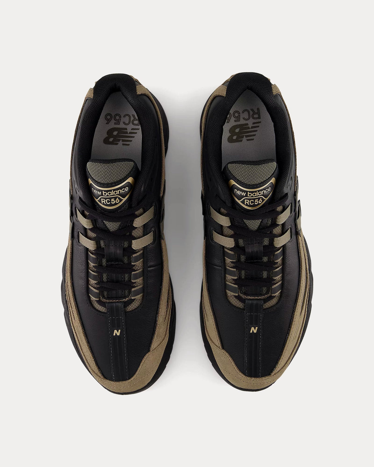RC56 Black / Thunder Brown Low Top Sneakers