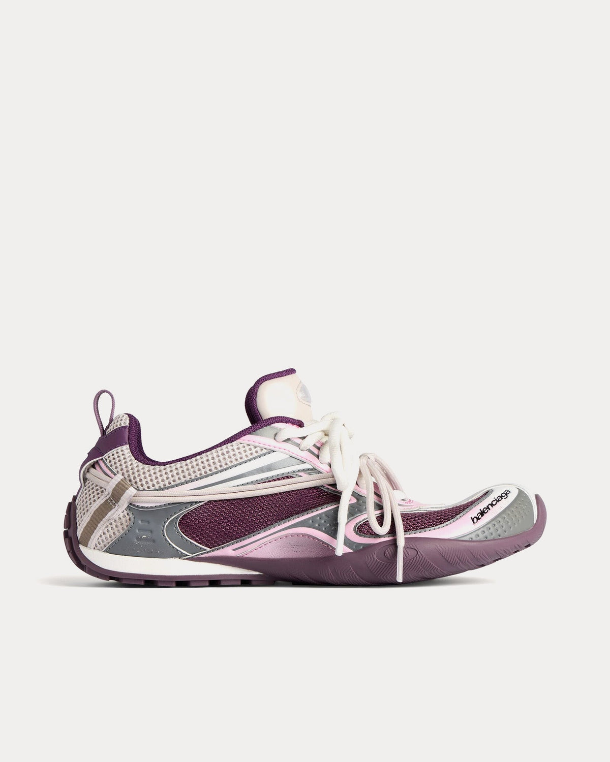 Radar Gradient Lines Purple / Grey / Pink / White Low Top Sneakers
