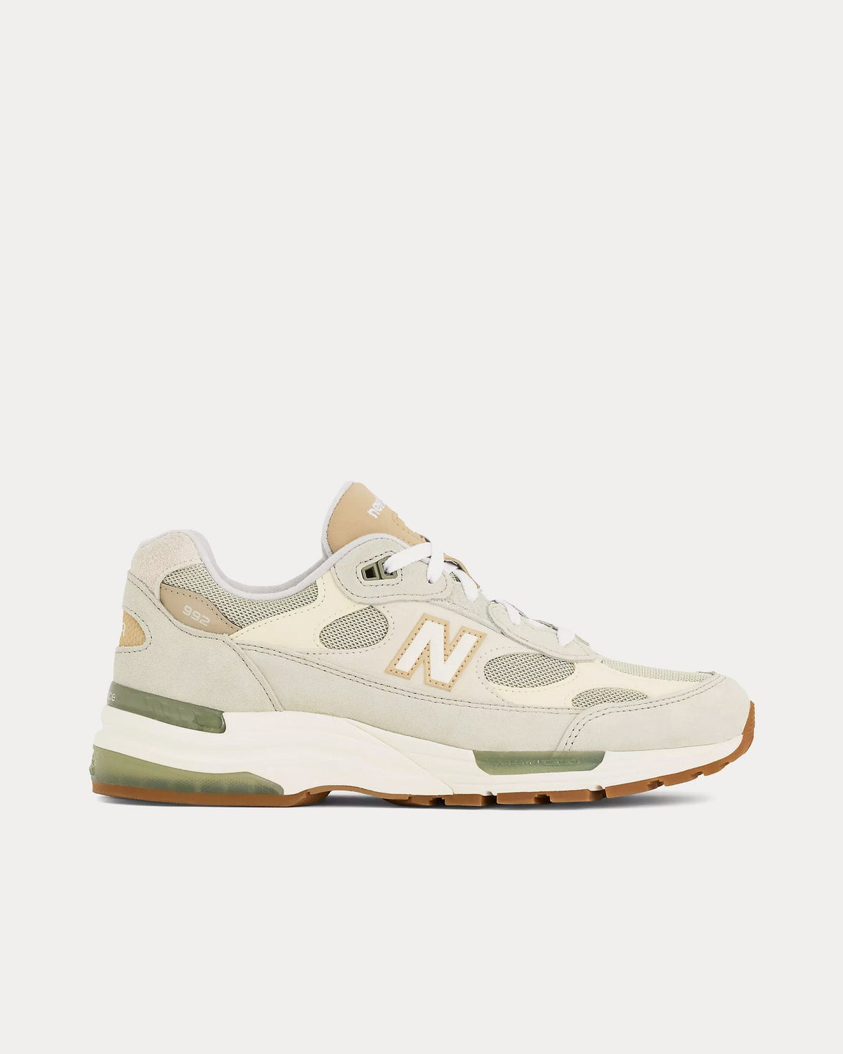 Made in USA 992 Olivine / Incense / Raw Cashew Low Top Sneakers
