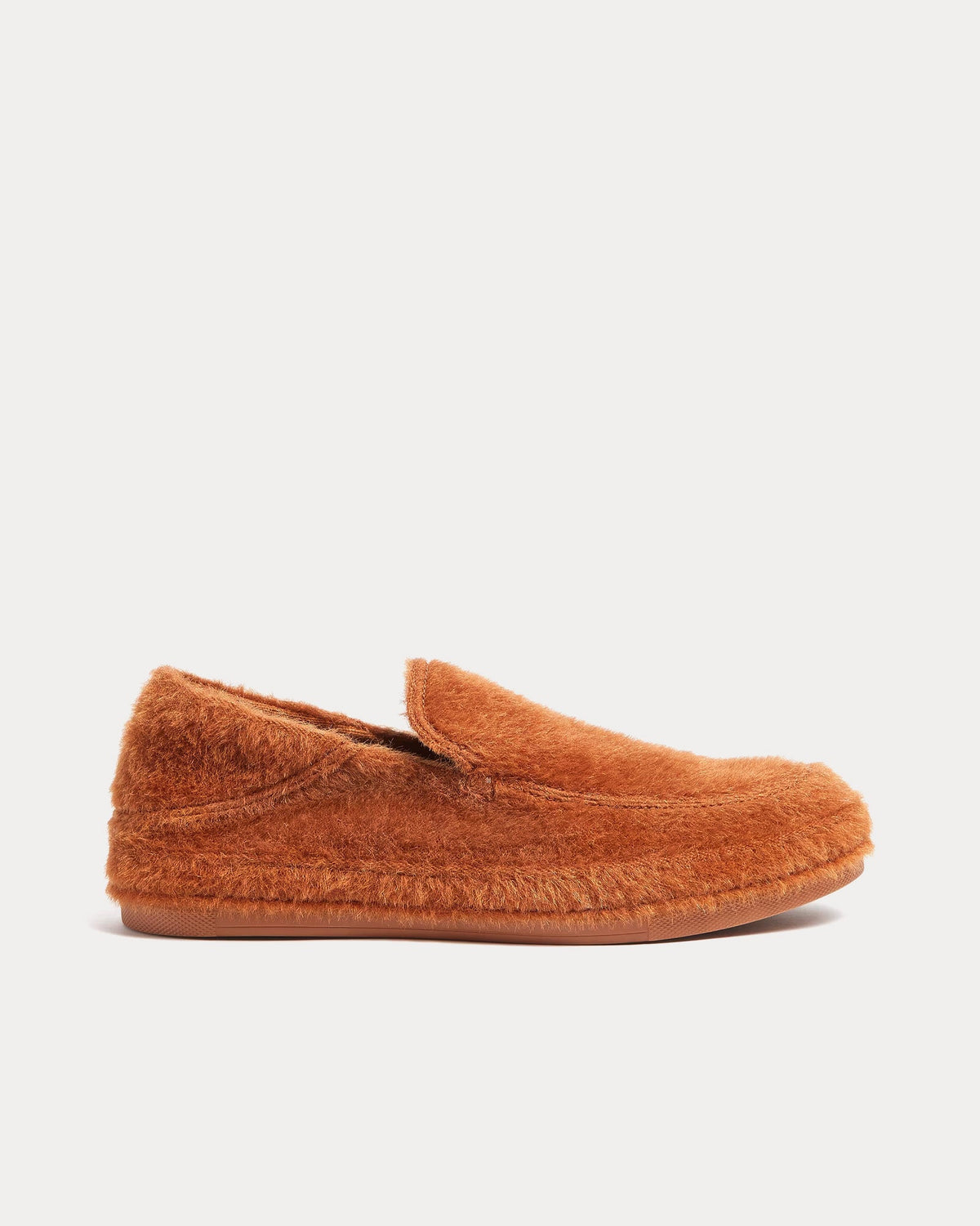 Alpaca & Wool Dark Brown Slippers