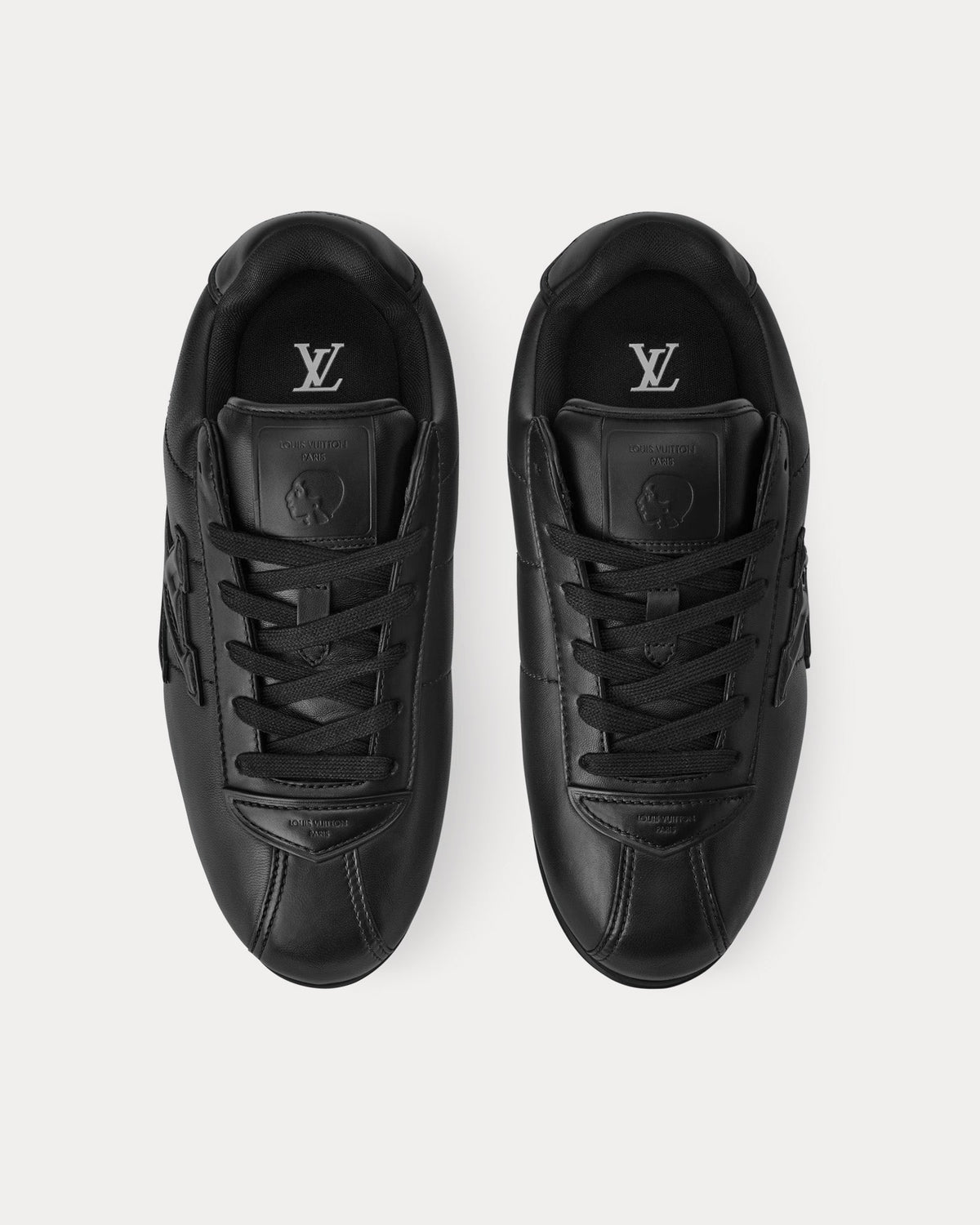 LV Buttersoft Black Low Top Sneakers