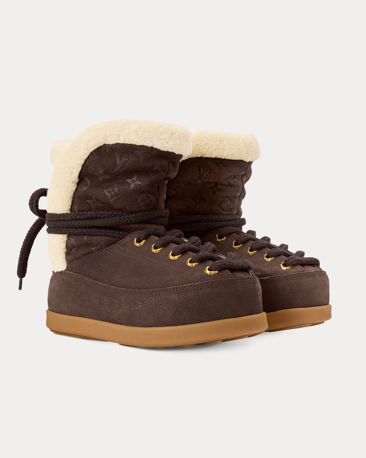 LV Yeti Suede Brown Boots