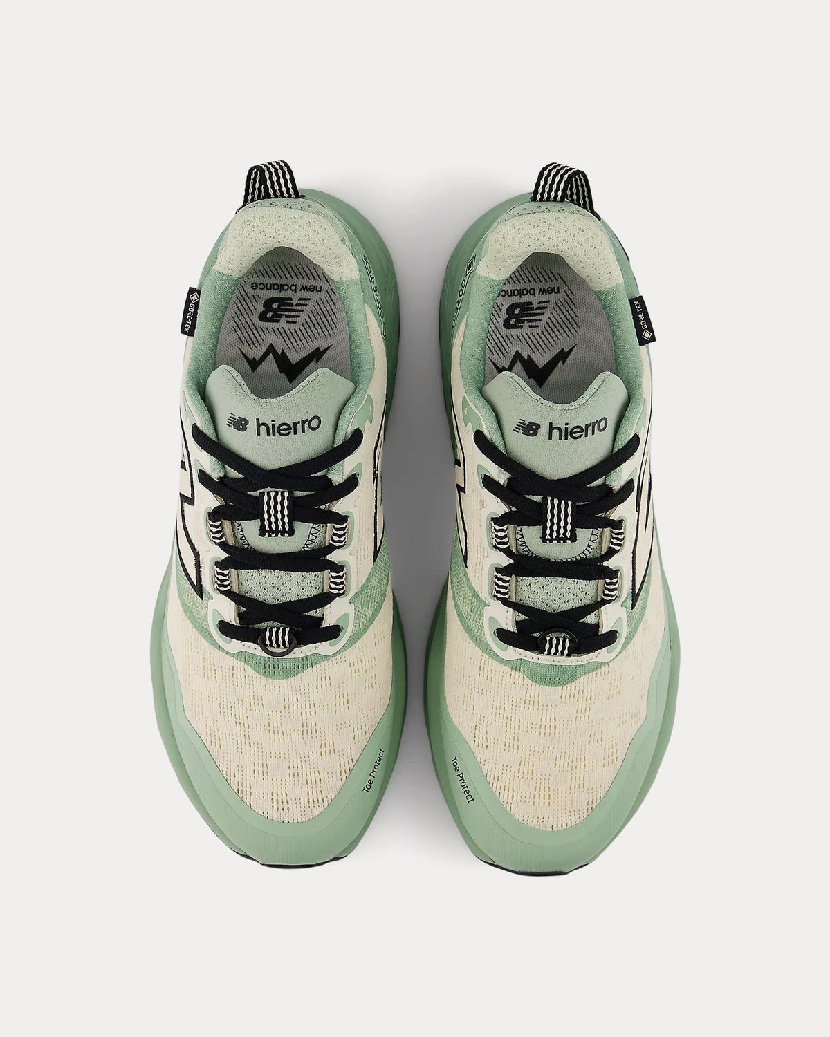 Fresh Foam X Hierro v9 Gore-Tex Mosaic Green with Permafrost and Black Running Shoes