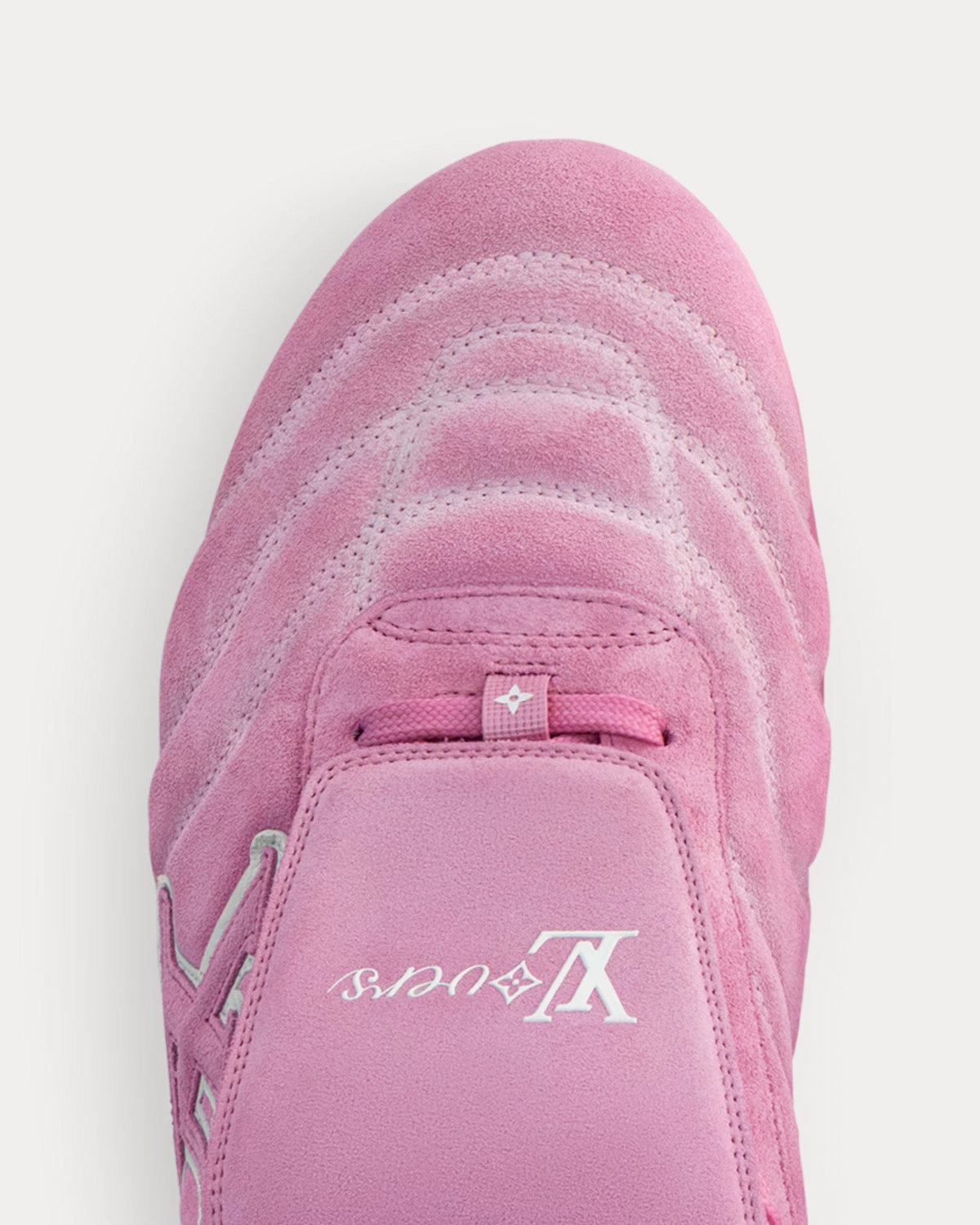 LV Footprint Soccer Trainer Rose Low Top Sneakers