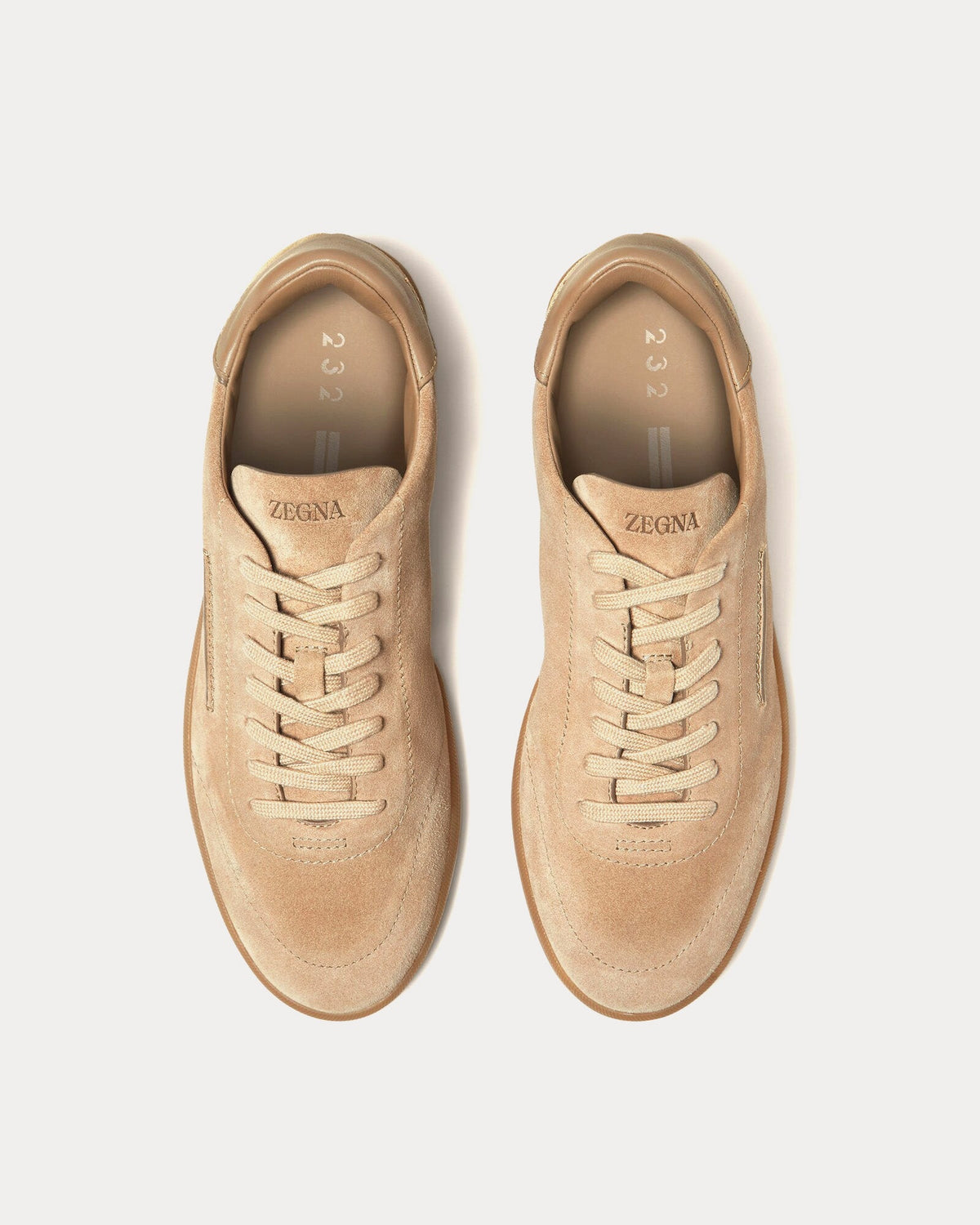 232 Beige Low Top Sneakers