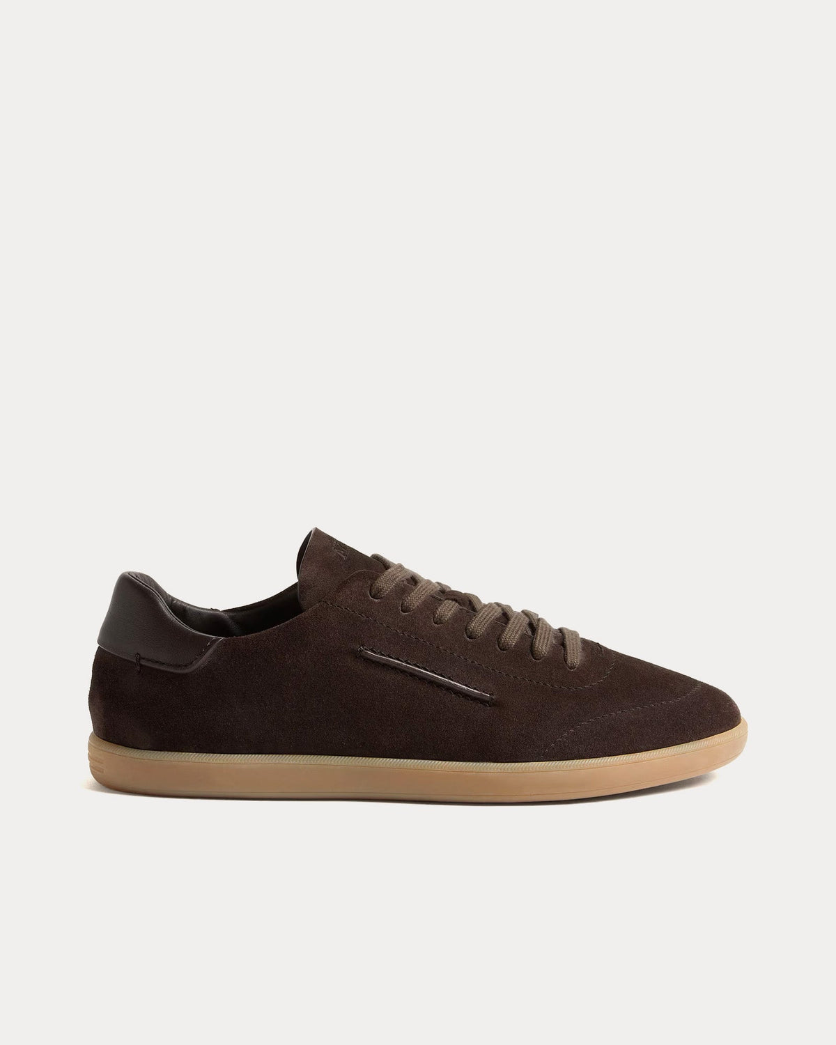 232 Dark Brown Low Top Sneakers