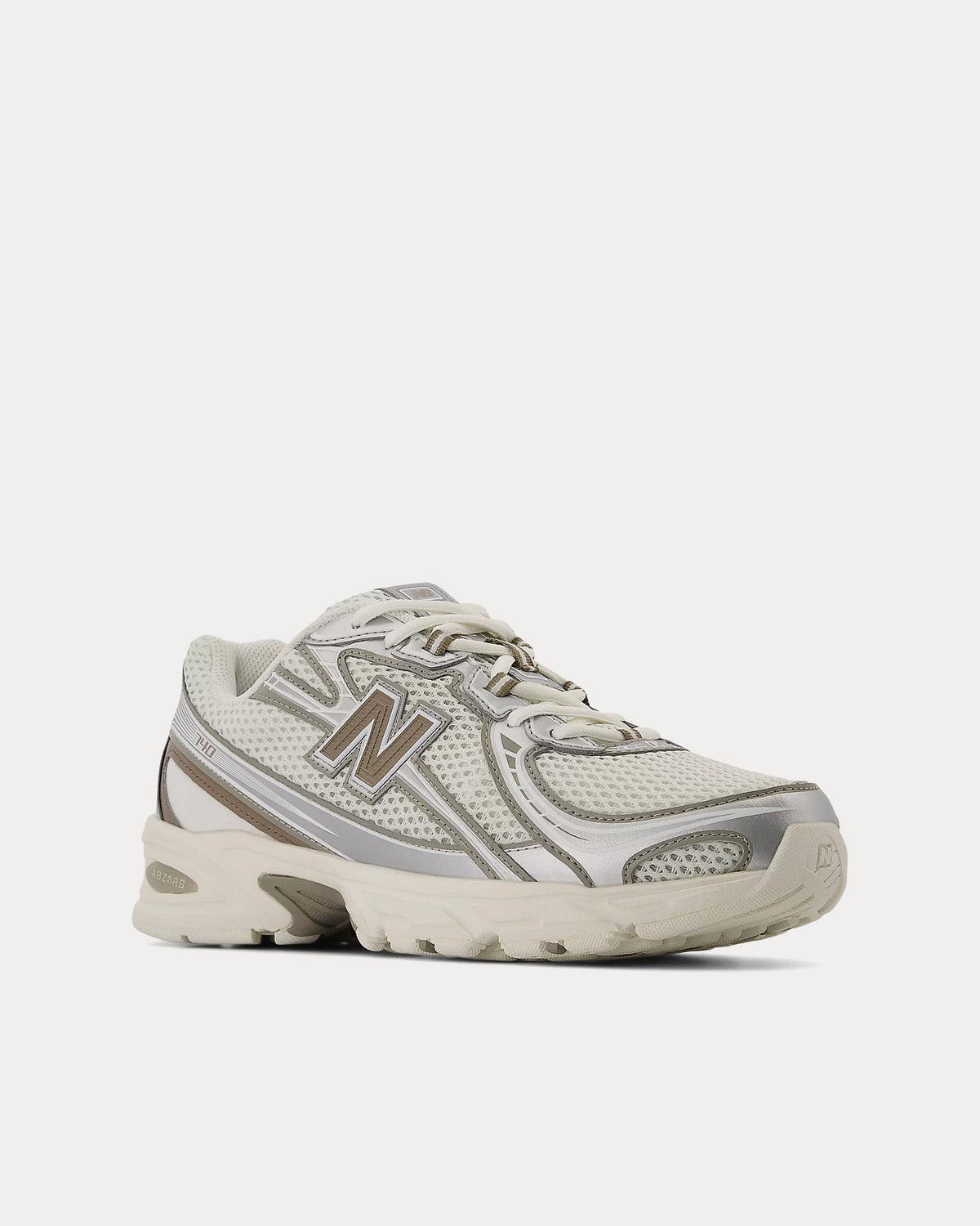 740 Sea Salt / Arid Stone / Silver Metallic Low Top Sneakers