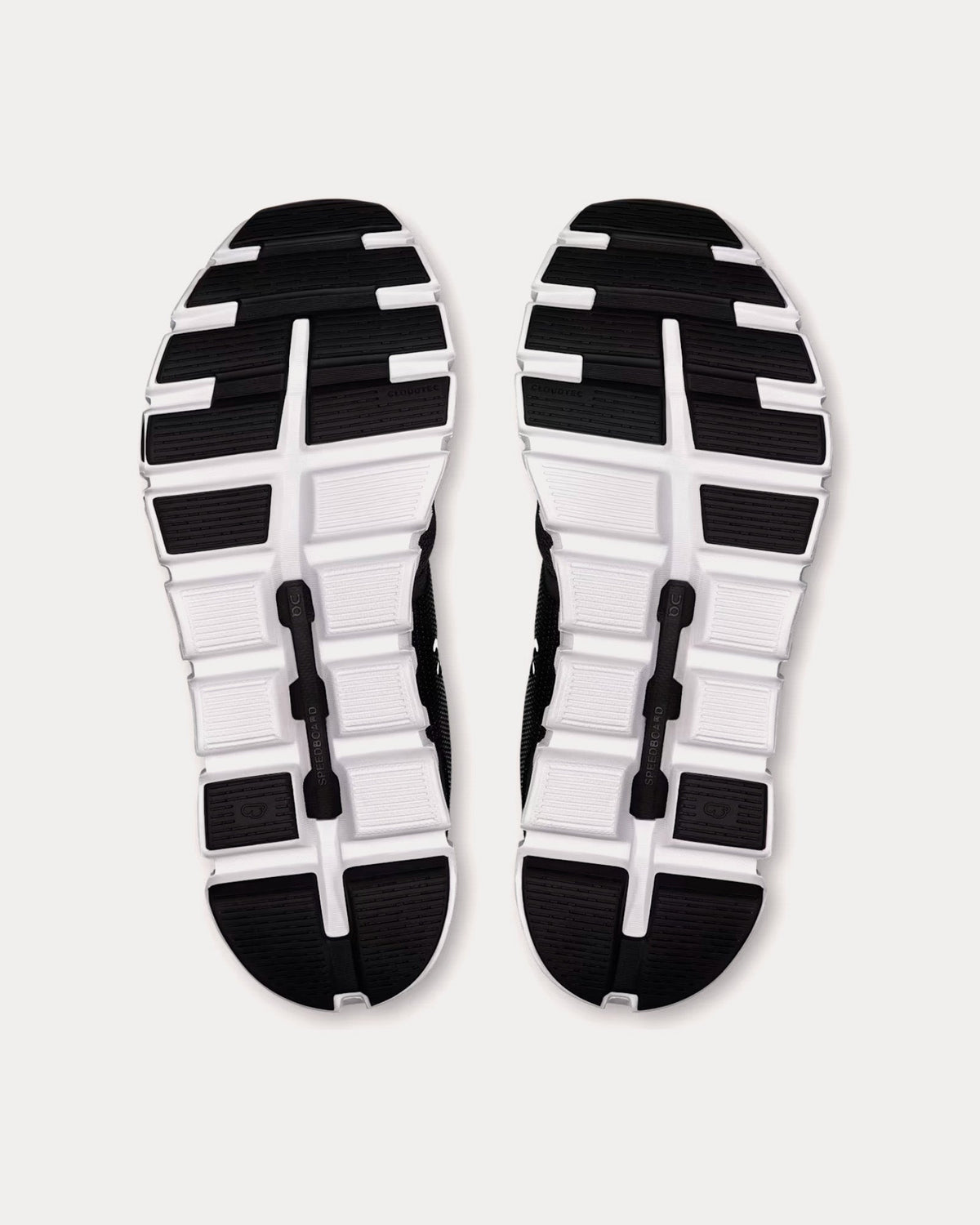 Cloud 6 Black / White Low Top Sneakers