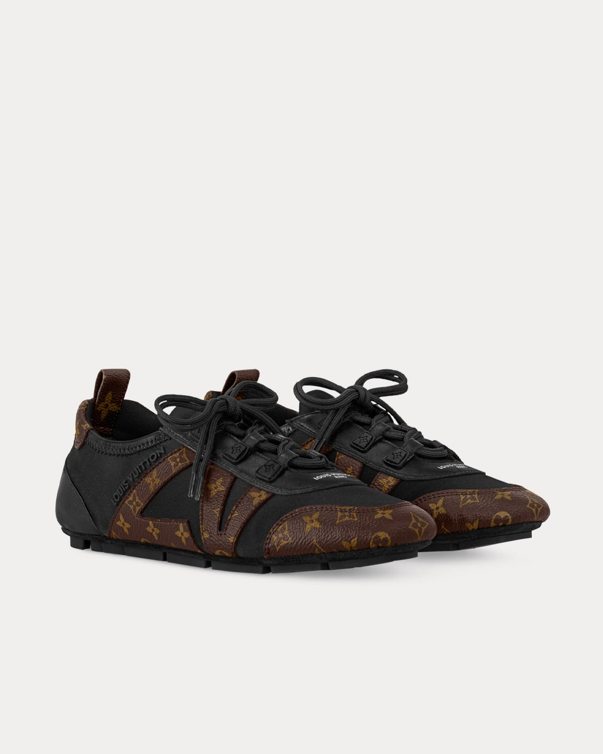 LV Sneakerina Monogram Black Low Top Sneakers