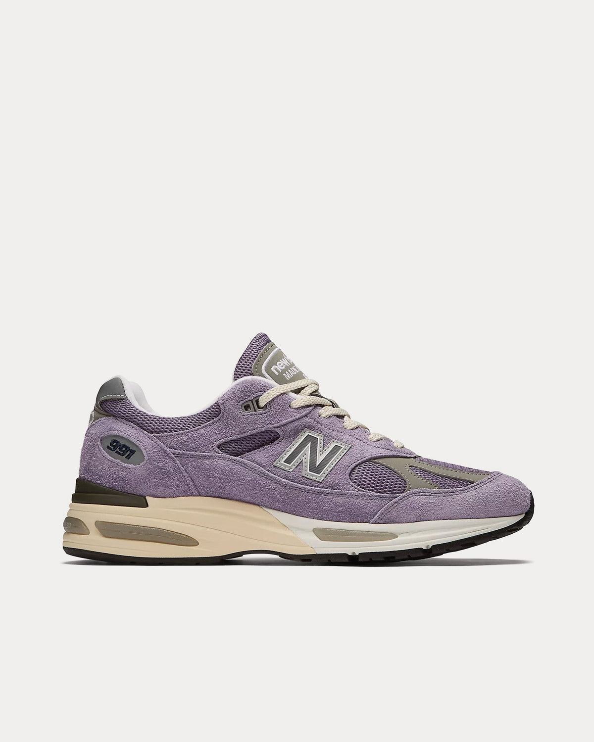 Made in UK 991v2 'Grounded Pastels' Dusk / Purple Sage / Moon Mist Low Top Sneakers