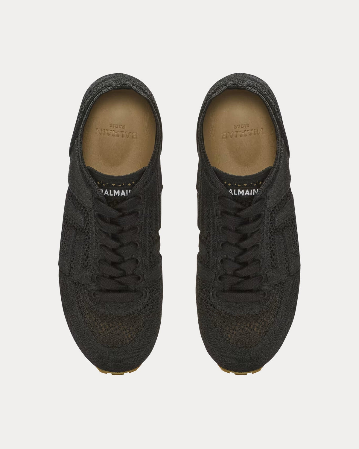 Racer 45 Macramé Black Low Top Sneakers