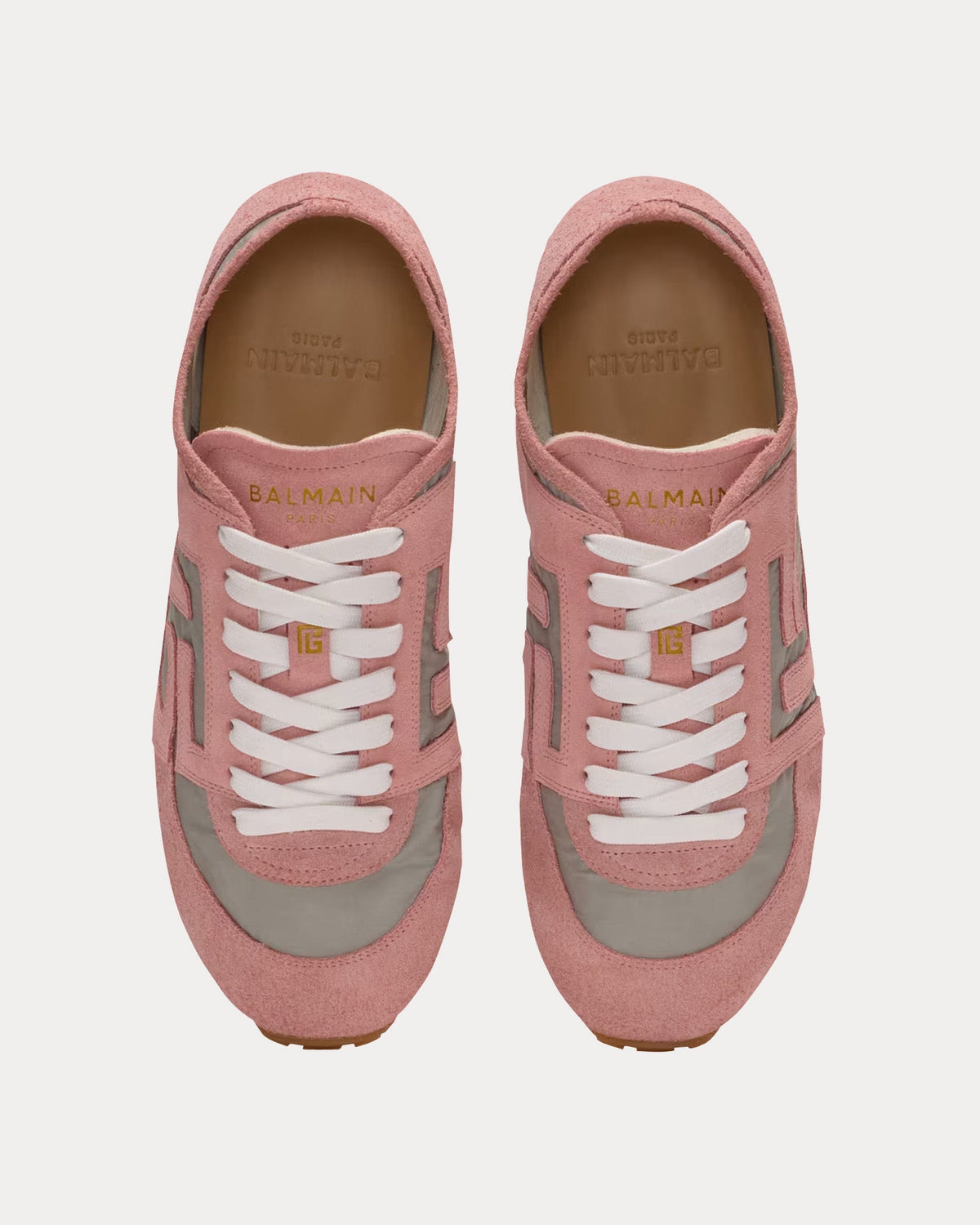 Racer 45 Suede & Nylon Pink Low Top Sneakers
