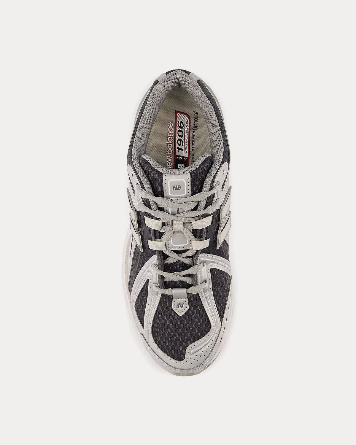 1906r White / Castlerock / Silver Metallic Low Top Sneakers