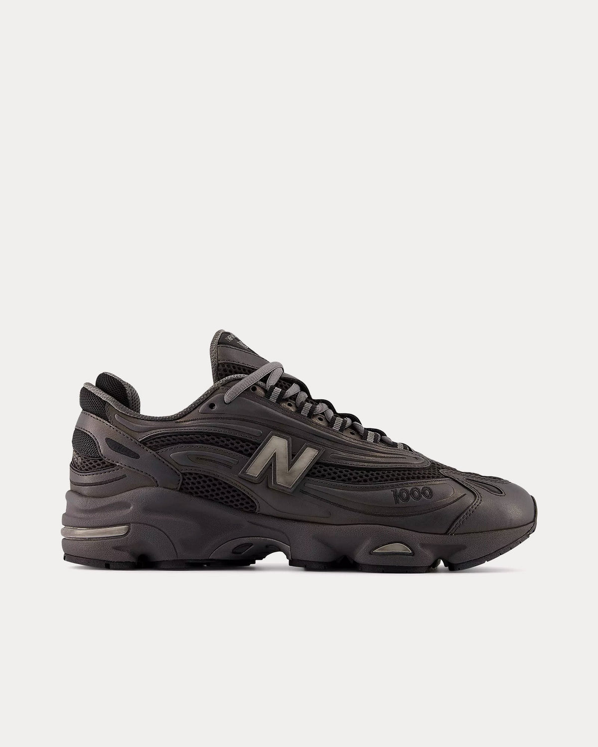 1000 Black Metallic / Black Cement / Slate Grey Low Top Sneakers