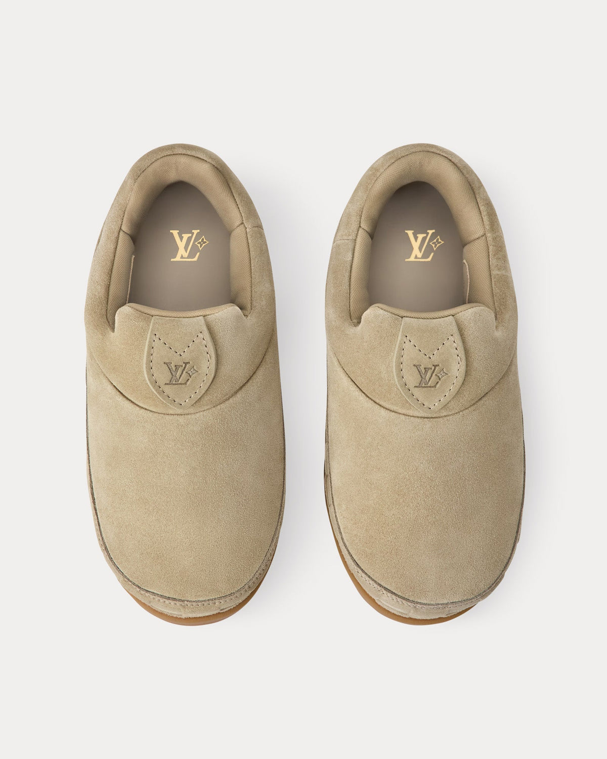 LV Yeti Beige Slip Ons