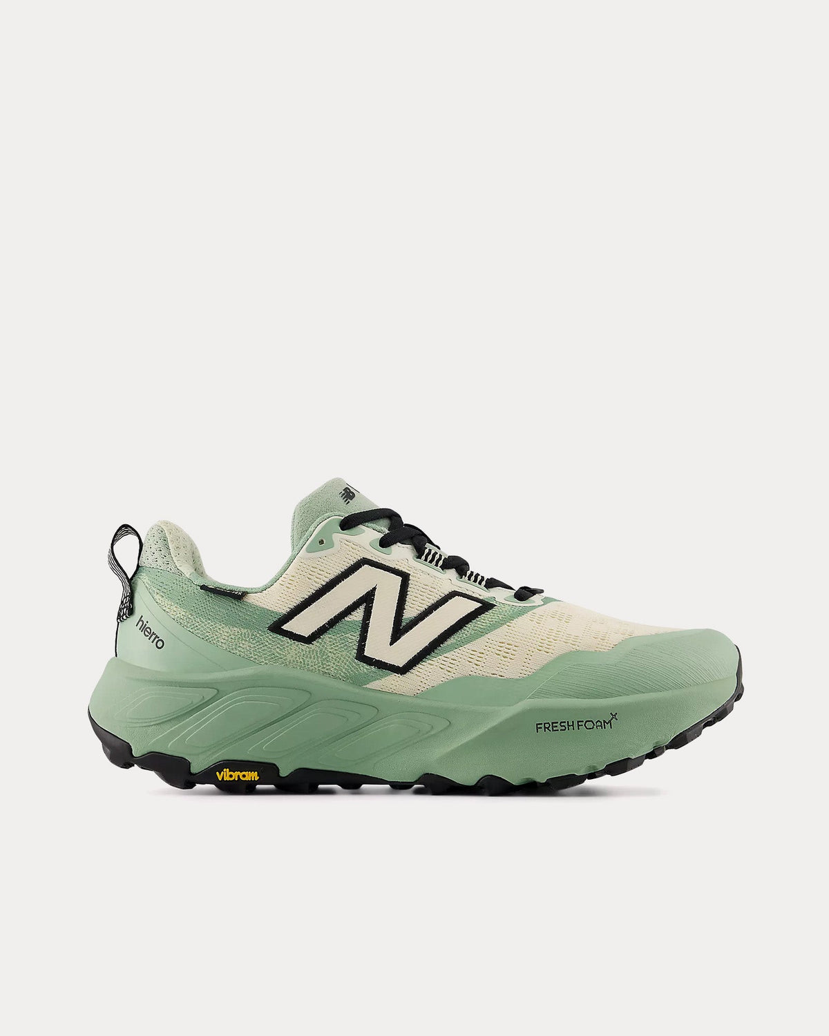 Fresh Foam X Hierro v9 Gore-Tex Mosaic Green with Permafrost and Black Running Shoes