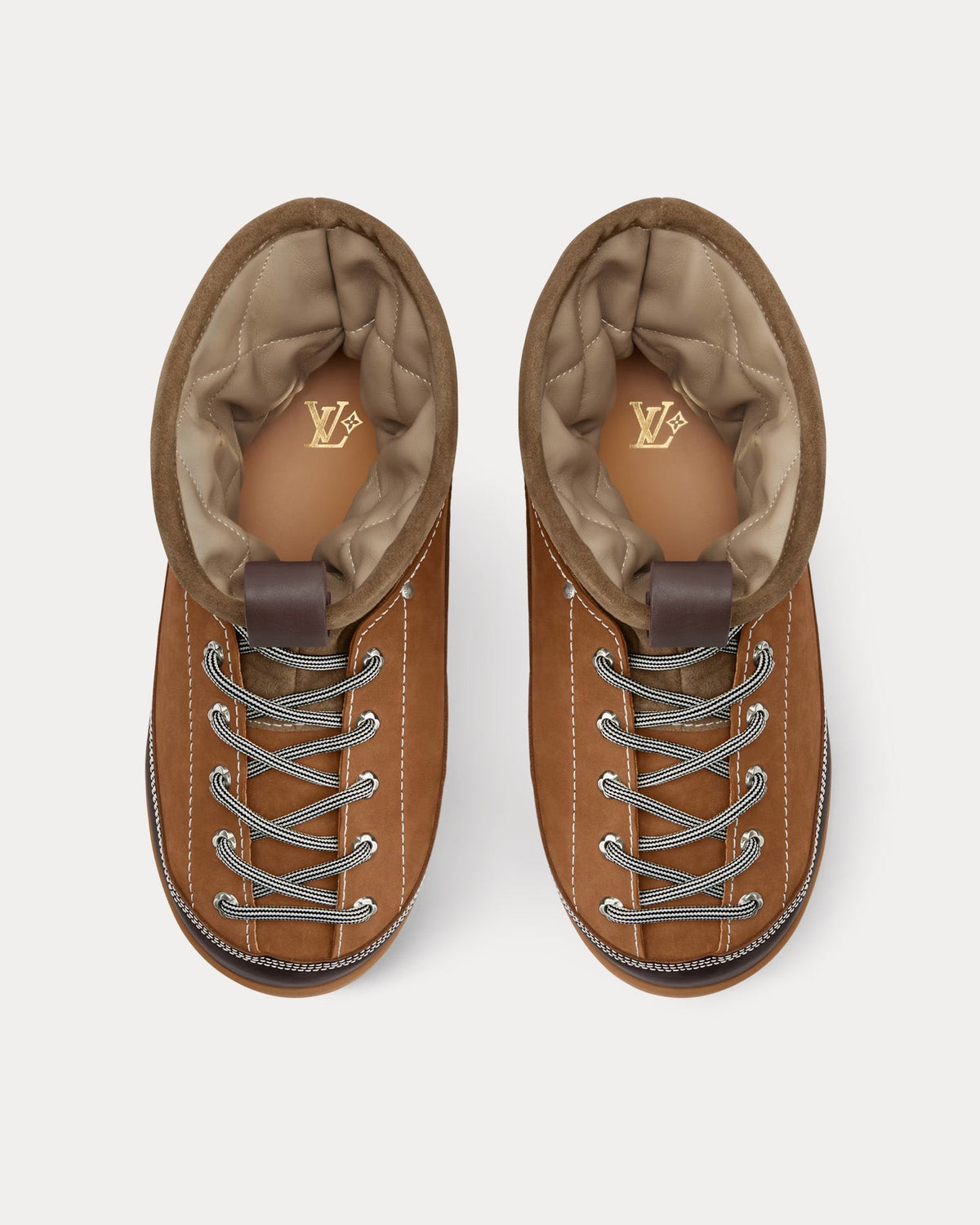 LV Yeti Mid Brown Boots