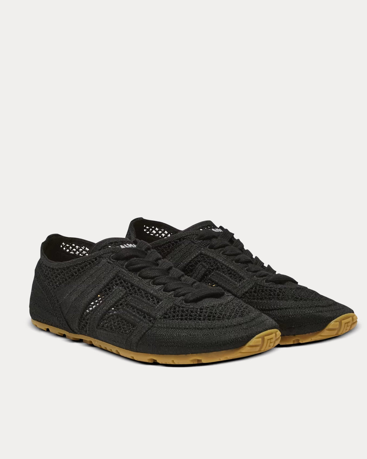 Racer 45 Macramé Black Low Top Sneakers
