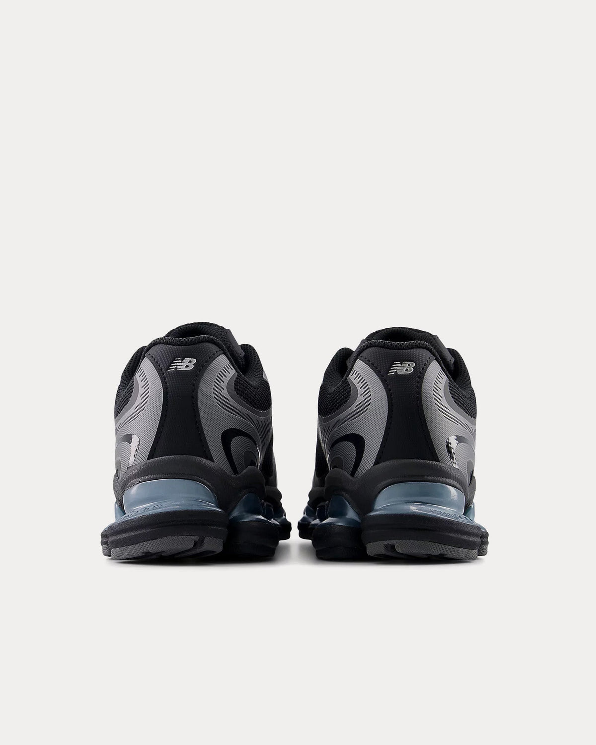 Abzorb 2000 Black / Dark Silver Metallic / Light Chrome Blue Low Top Sneakers