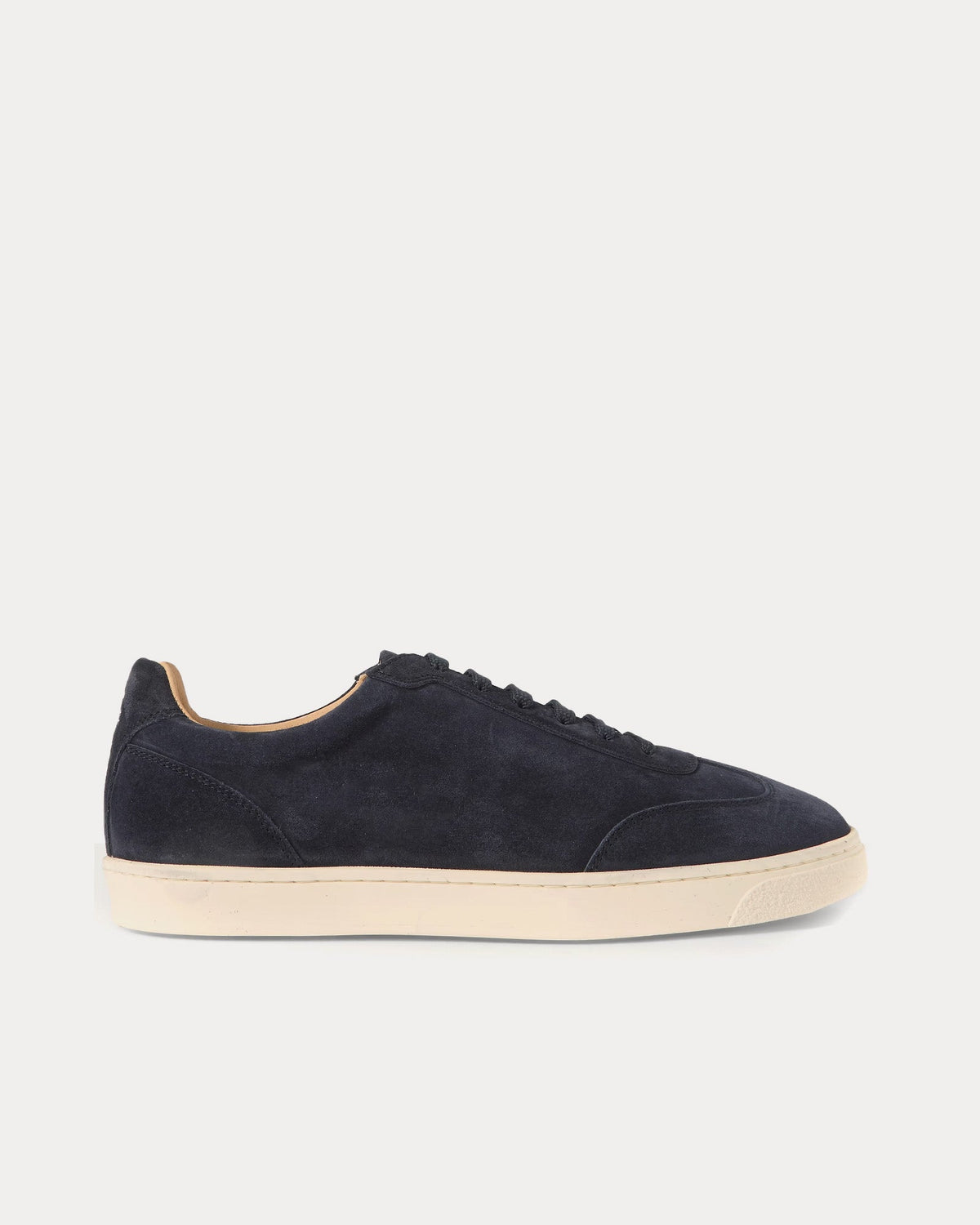 Coda di Rondine Suede Navy Low Top Sneakers