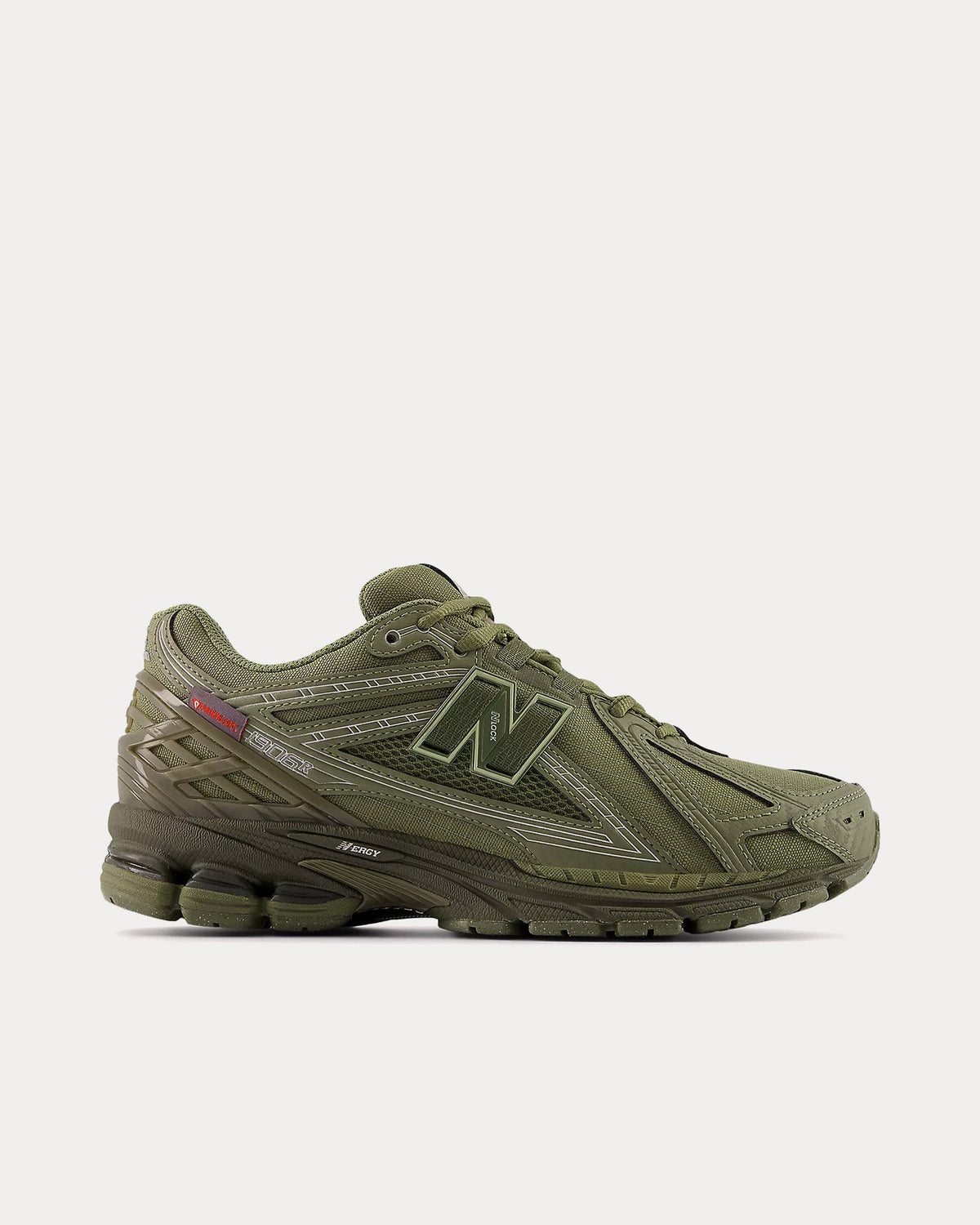 1906r Dark Olive / Silver Metallic Low Top Sneakers