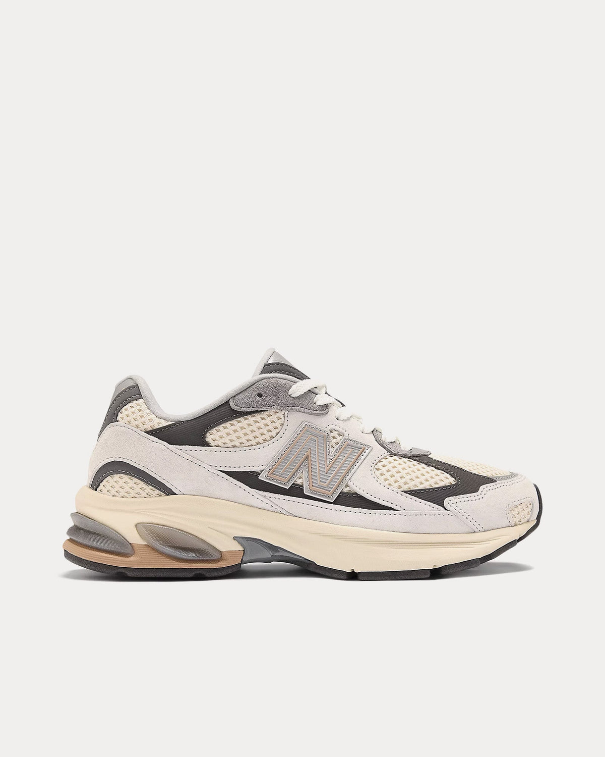2010 Brighton Grey / Linen Low Top Sneakers