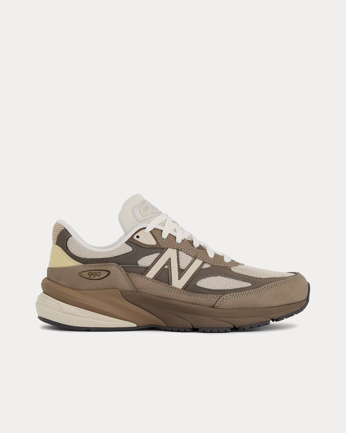 Made in USA 990v6 Driftwood / Timberwolf / Mushroom Low Top Sneakers