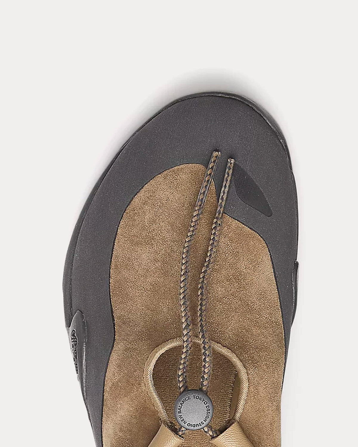 TDS MT10T Raw Leather / Black Cement Slip on Sneakers