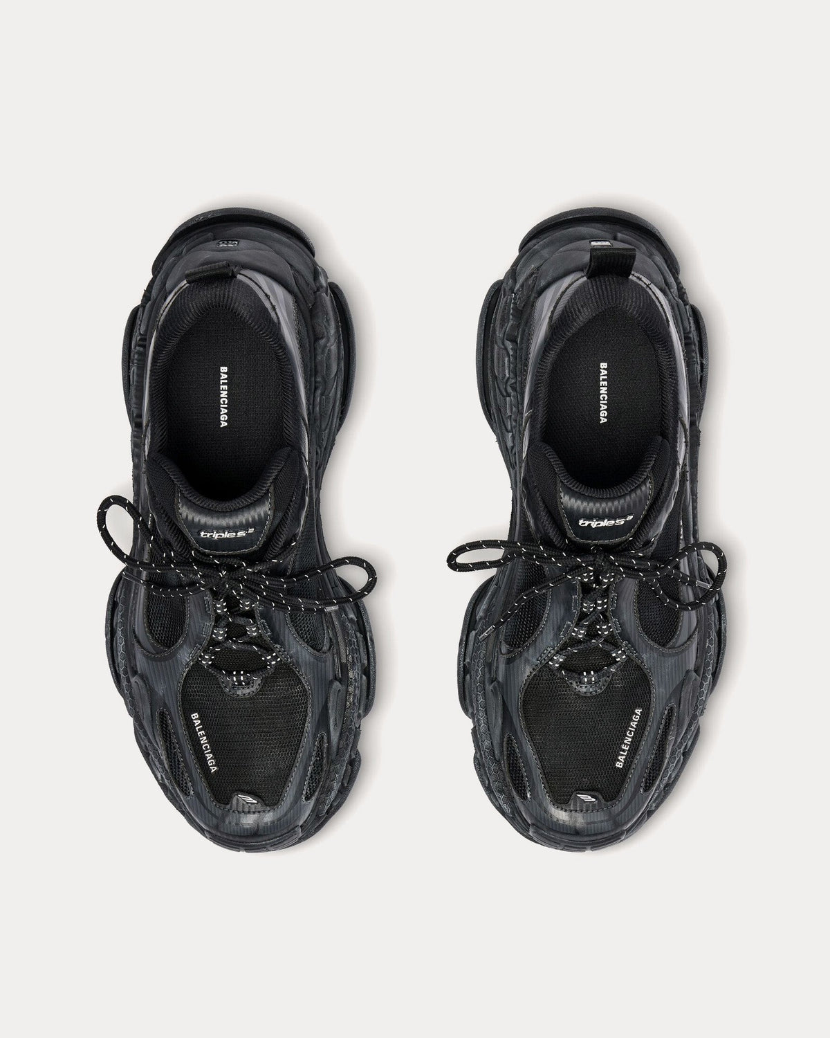 Triple S.2 Black / Dark Grey Low Top Sneakers