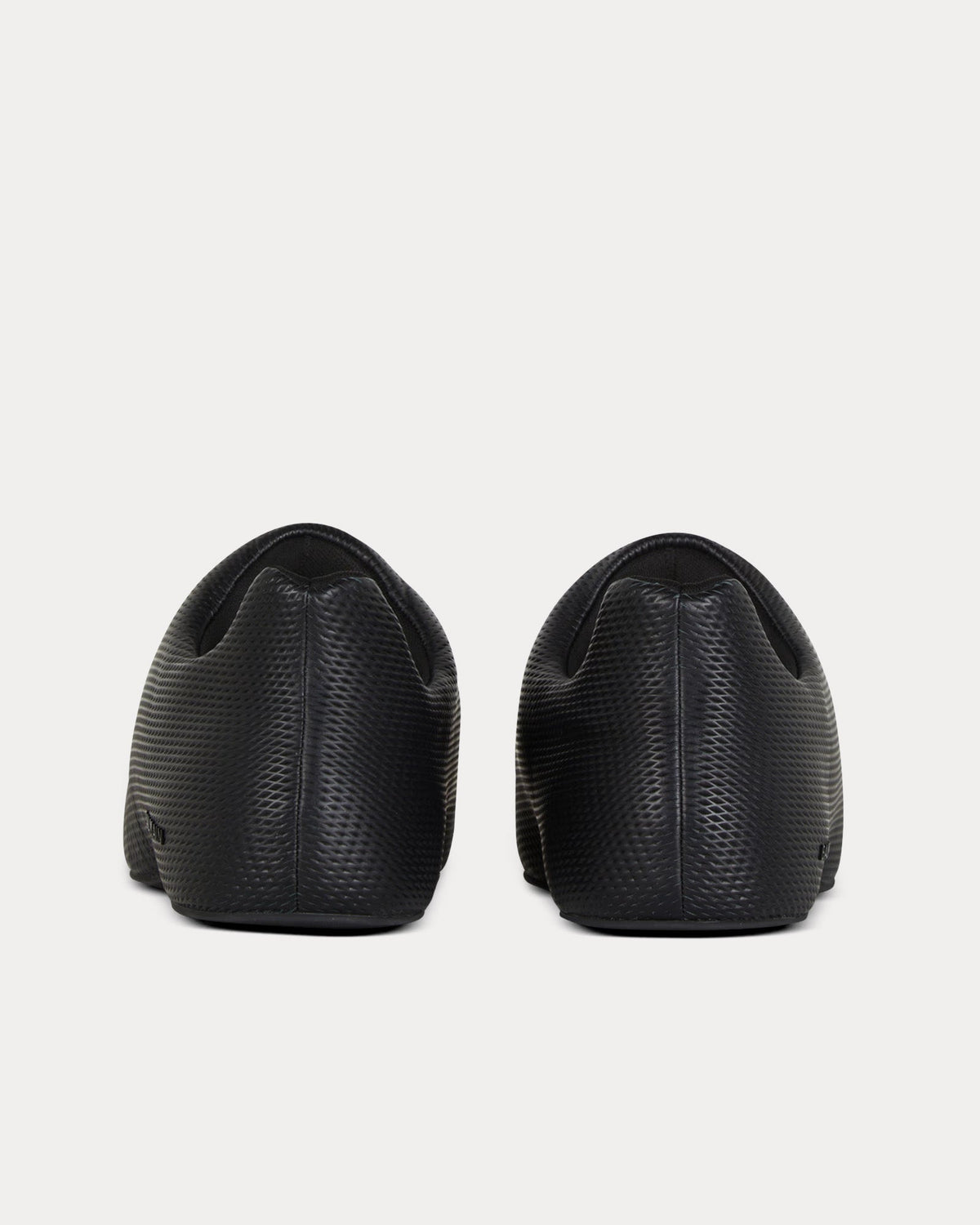 B-Cloud Embossed Leather Black Slip On Sneakers