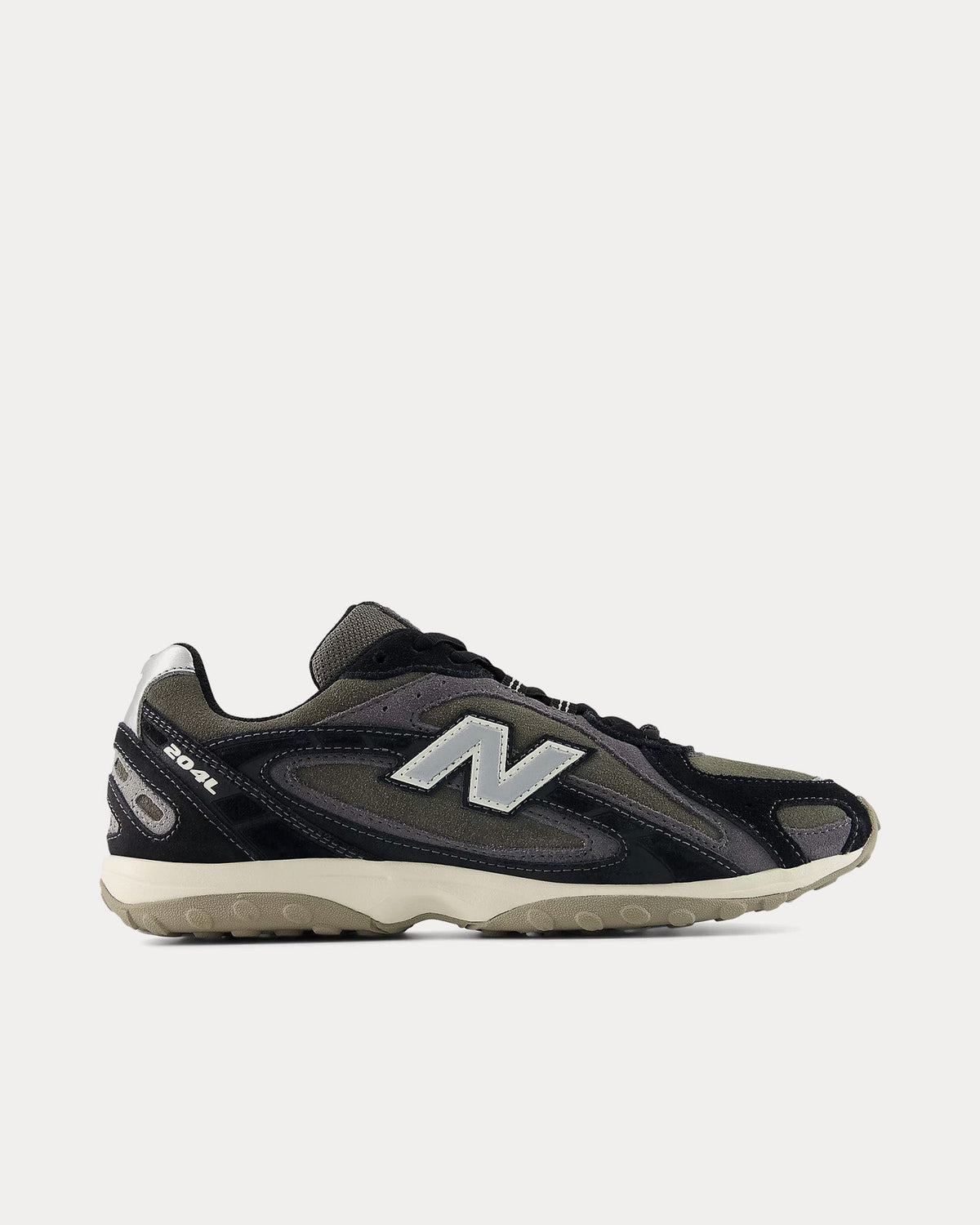 204L Black / Magnet Low Top Sneakers