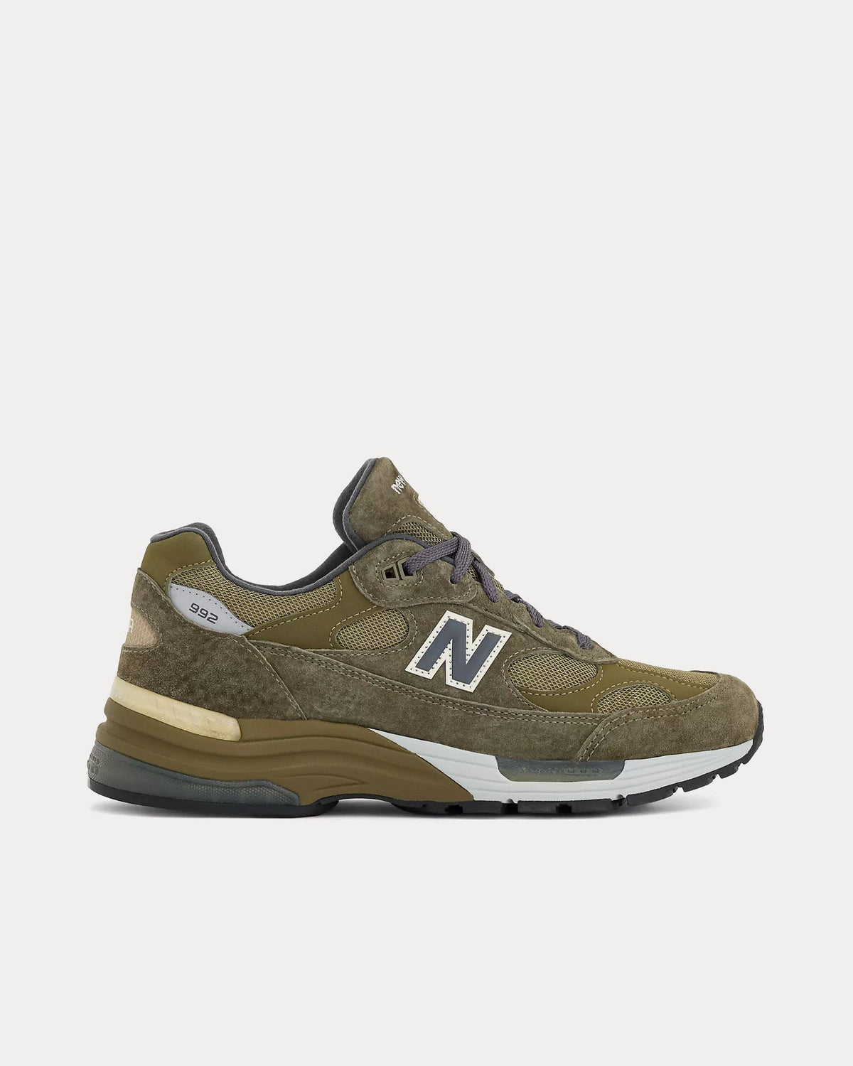 Made in USA 992 Dark Camo / Covert Green / Aluminum Grey Low Top Sneakers