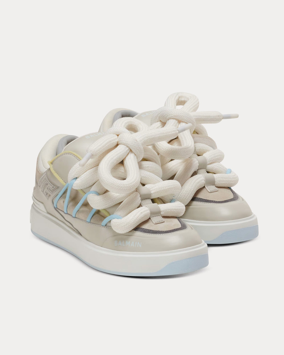 B-Court Puffy Skate Grey Low Top Sneakers