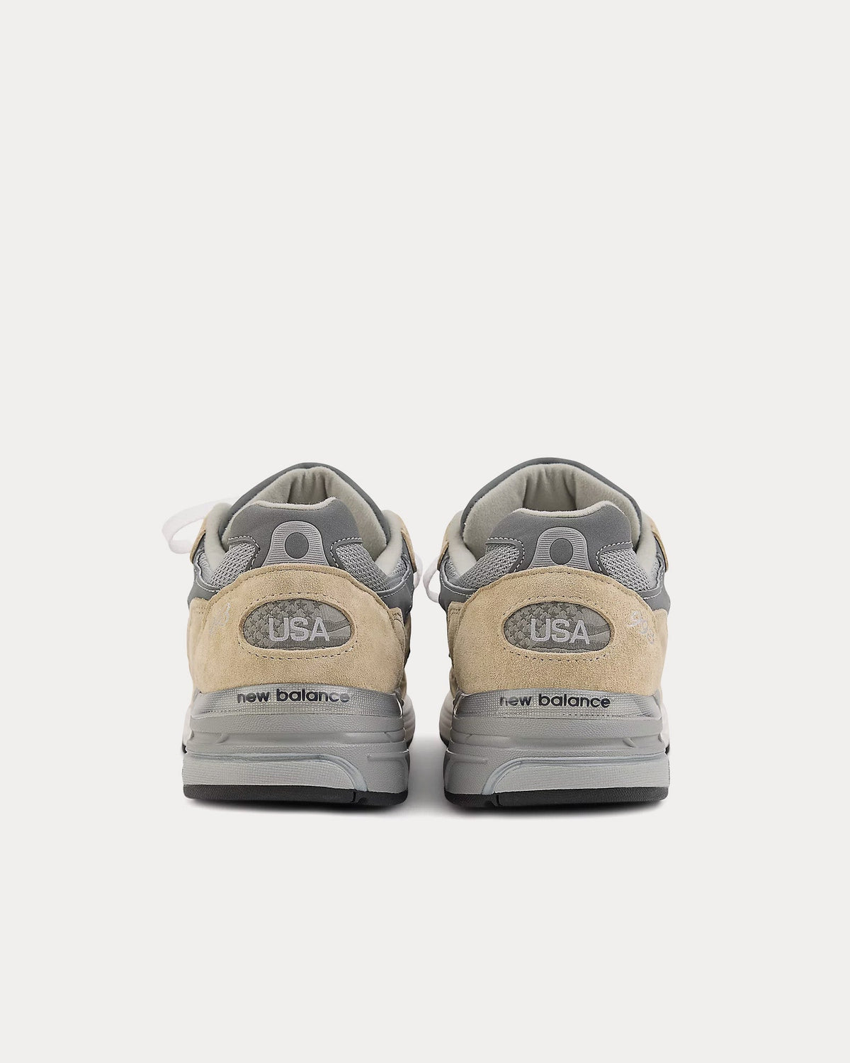 Made in USA 993 Incense / Medium Gray / White Low Top Sneakers