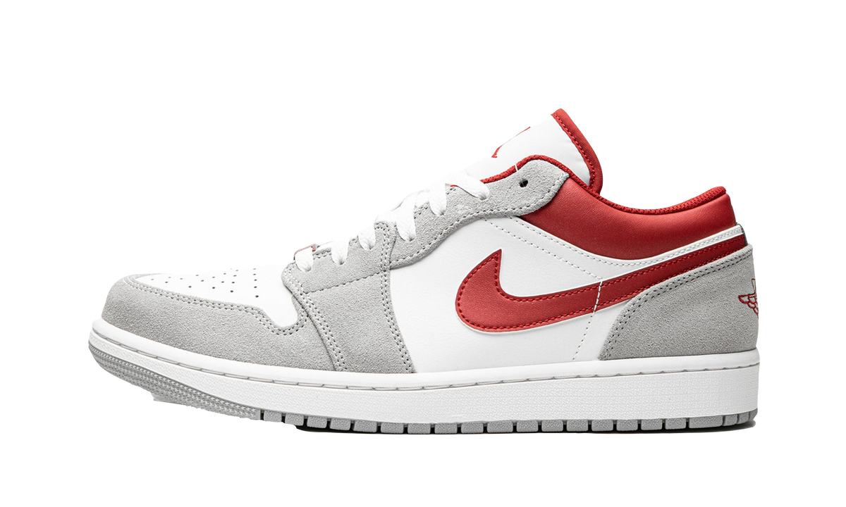 Air Jordan 1 LOW SE White Grey Red