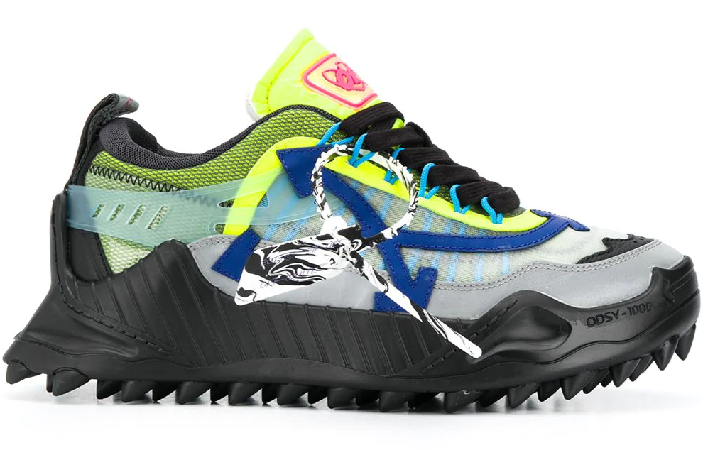 Off-White Odsy-1000 low-top Yellow Blue