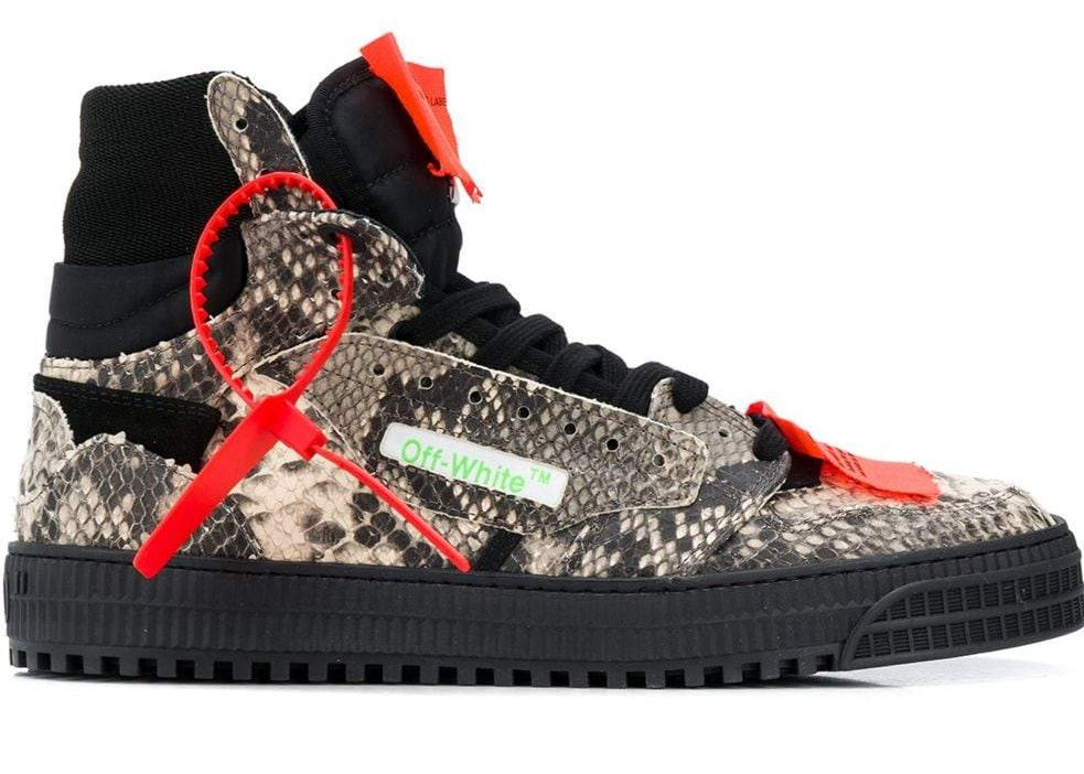 Off-Court snakeskin-effect