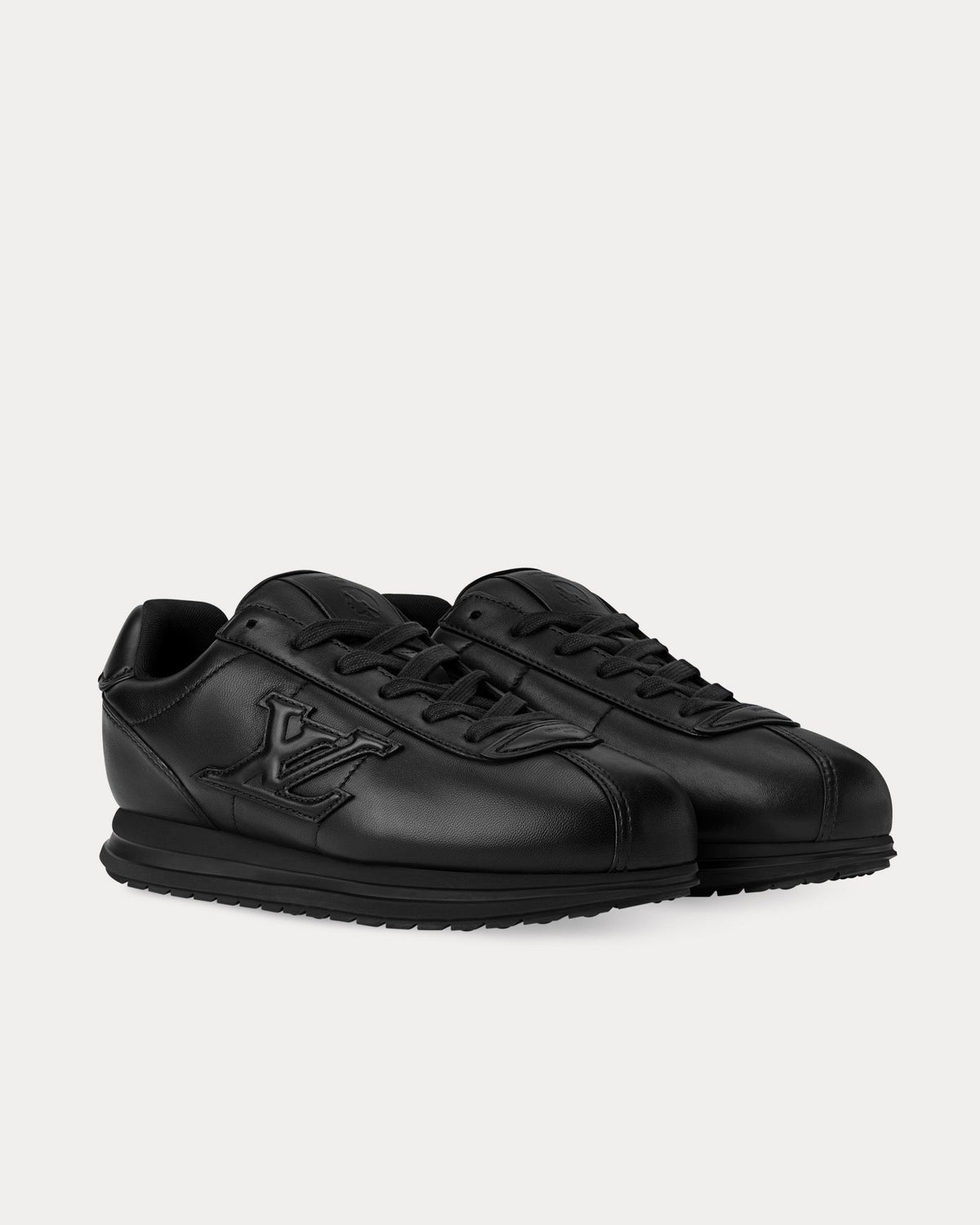 LV Buttersoft Black Low Top Sneakers