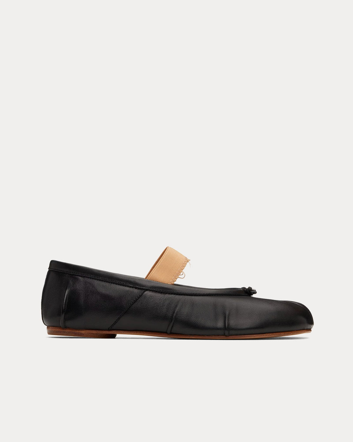 Tabi Elastic Band Ballerina Black Flats