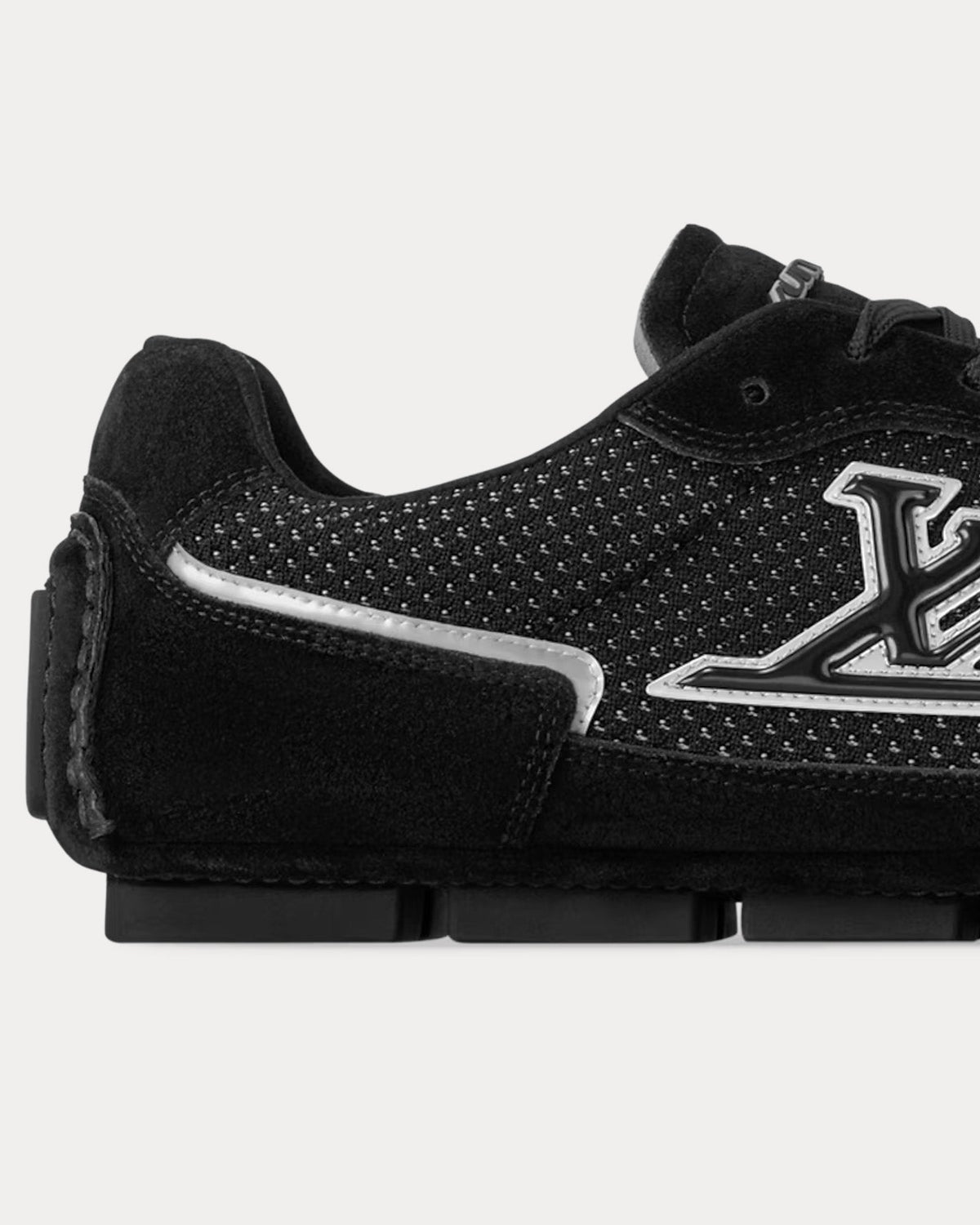 LV Rally Black Low Top Sneakers