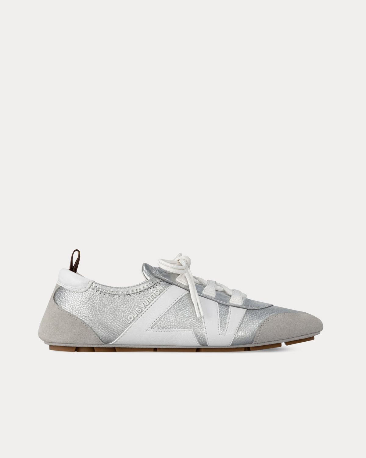 LV Sneakerina Silver Low Top Sneakers