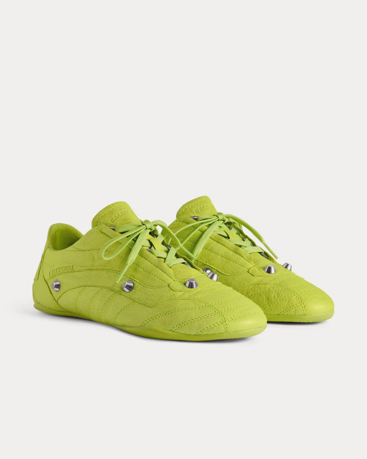City Sneaker Sheepskin Granny Green Low Top Sneakers