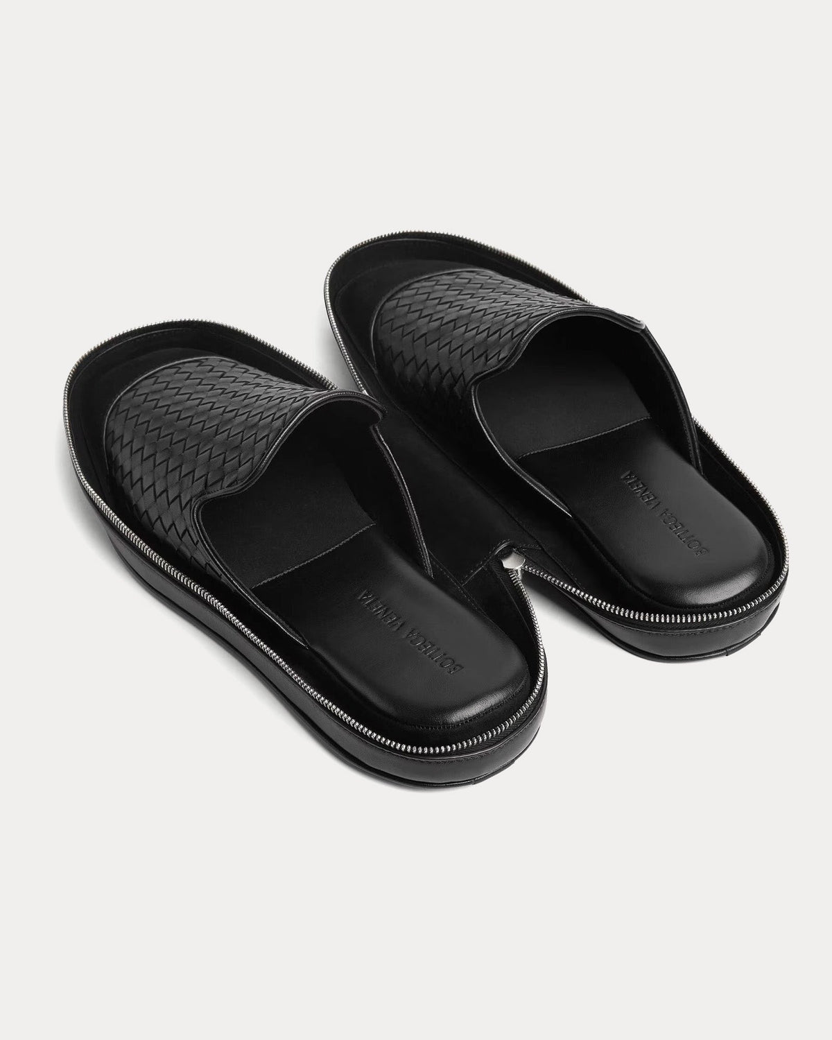 Palazzo Black Slippers